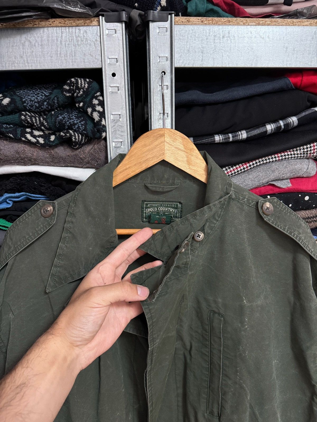 Ralph Lauren Vintage 90s Polo Country Ralph Lauren Jacket Green Hunting Size US XL / EU 56 / 4 - 5 Thumbnail