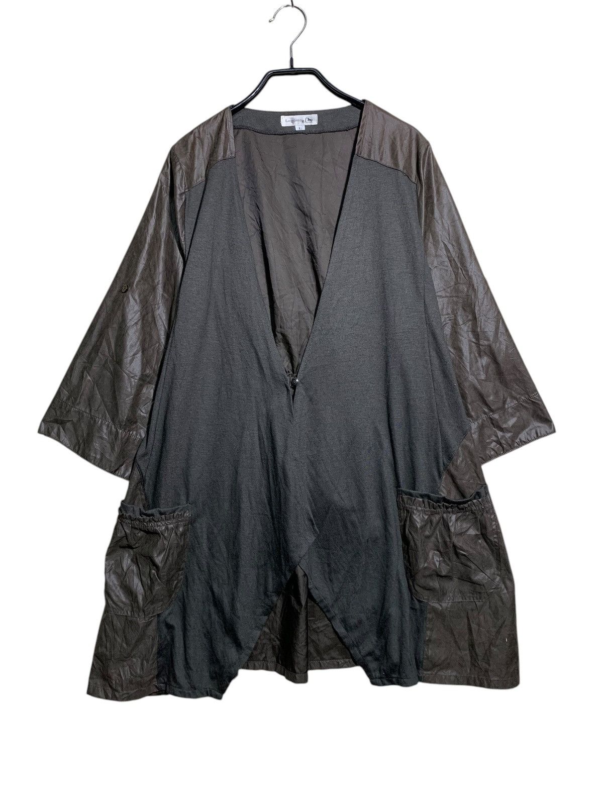 Longchamp 🔥LONGCHAMP ONE BUTTON MIDI DRESS POLY/RAYON Size L / US 10 / IT 46 - 2 Thumbnail