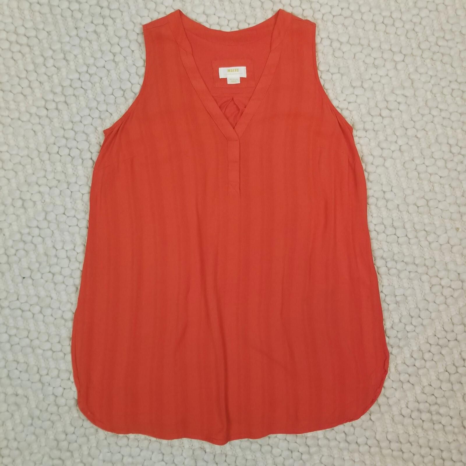 Anthropologie Anthropologie Maeve Colonsay Tank Top Blouse Orange Medium Size M / US 6-8 / IT 42-44 - 6 Thumbnail