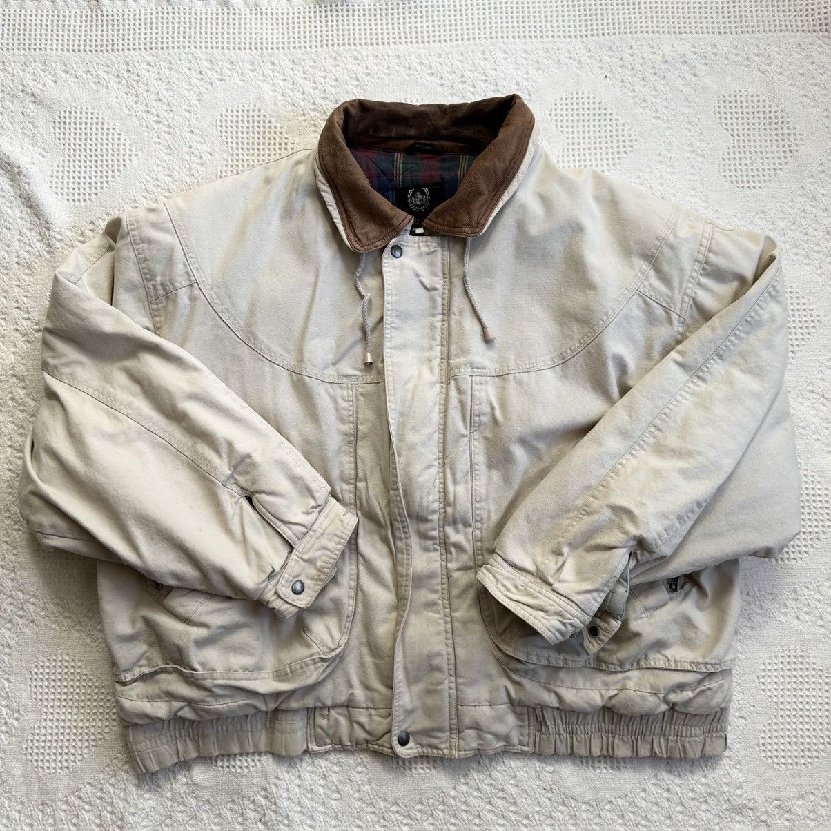 Other Vintage Aberdeen Workwear Jacket Mens 2XL Beige Barn Chore Size US XXL / EU 58 / 5 - 1 Thumbnail