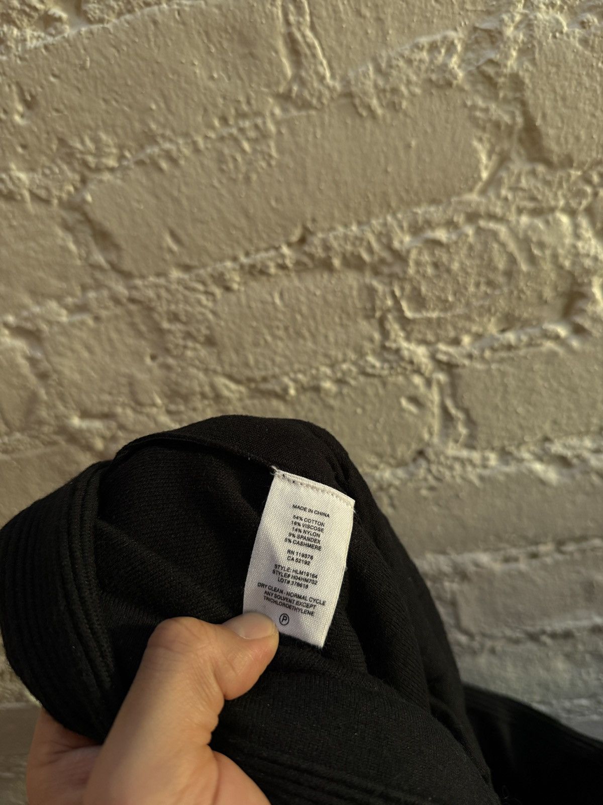 Helmut Lang Black Ribbed Sweatsuit Set Size US L / EU 52-54 / 3 - 12 Thumbnail