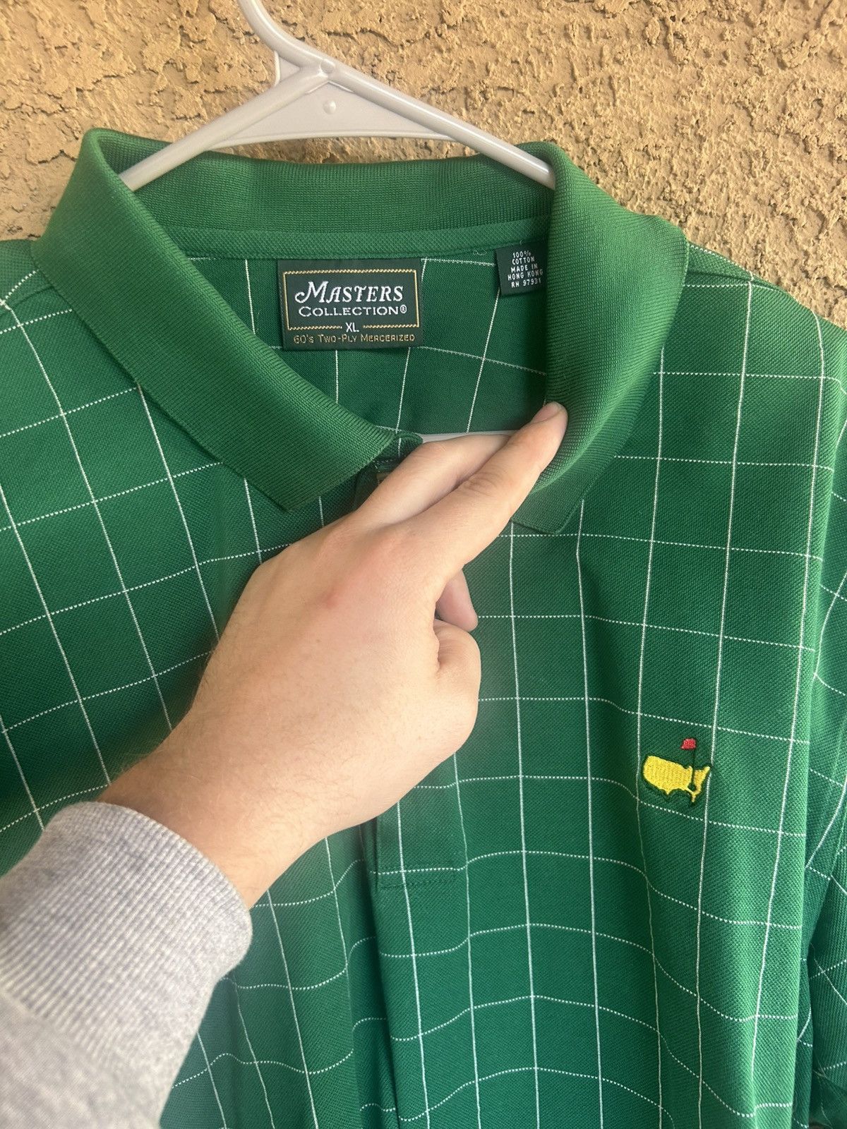Vintage Vintage 80’s Augusta National Masters Polo Size XL Size US XL / EU 56 / 4 - 2 Thumbnail