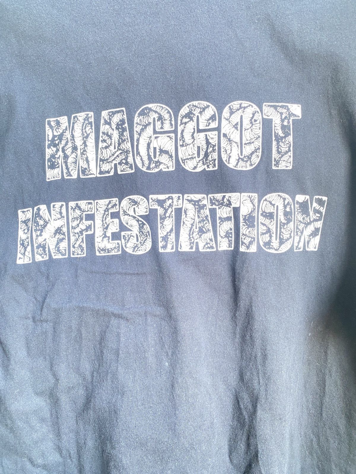 Band Tees Rare Vintage Devourment 2004 Maggot Infestation Brutal Tee Size US XL / EU 56 / 4 - 5 Thumbnail