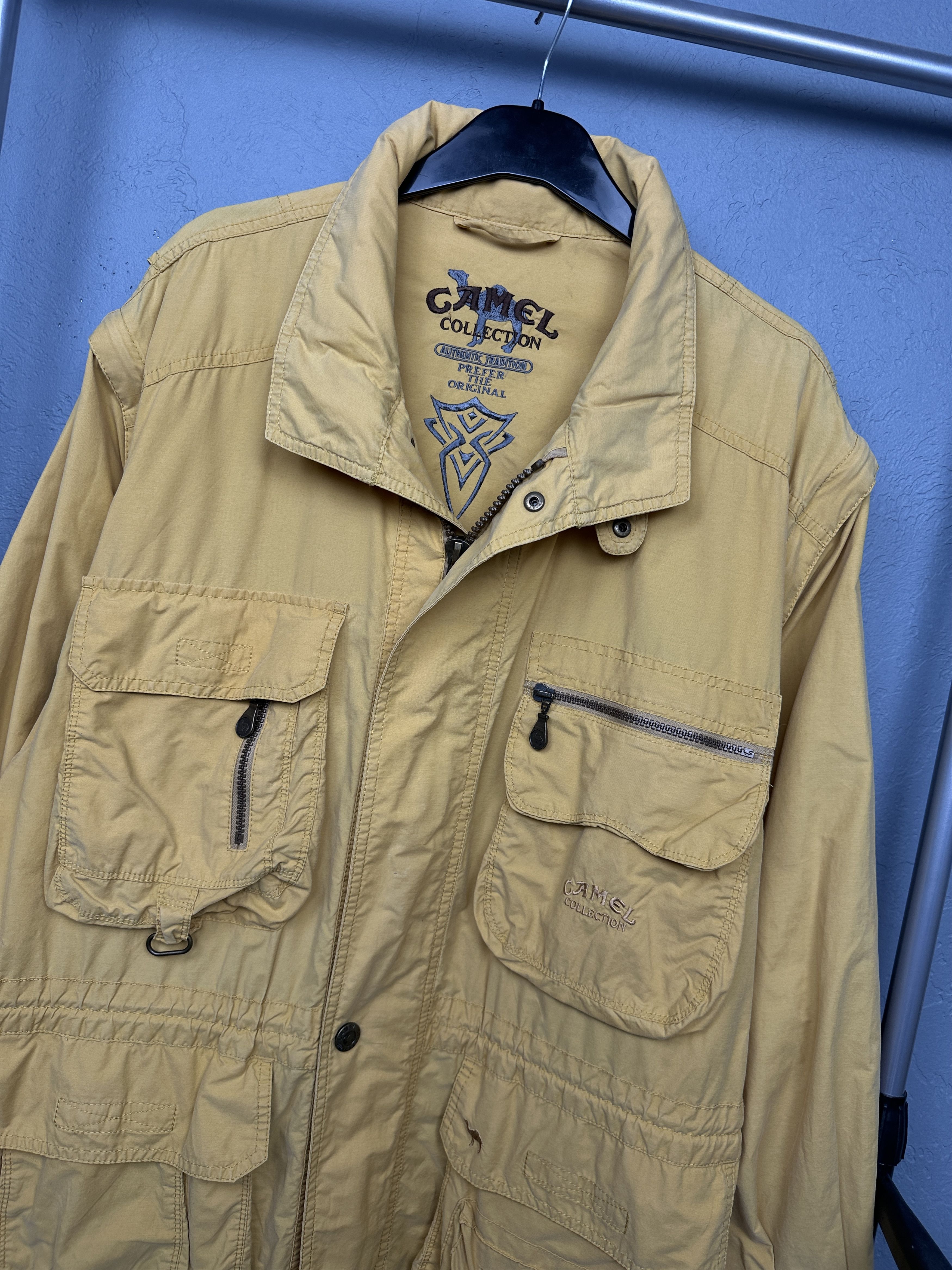 Camel Camel Collection Vintage Mens Outdoor Multi Pockets Jacket Size US M / EU 48-50 / 2 - 2 Thumbnail