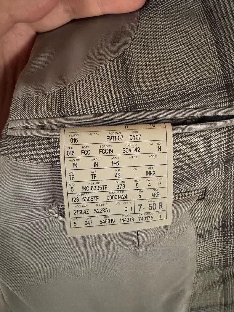 Tom Ford Tom Ford Men's Suit Jacket Size 50L - 7 Thumbnail
