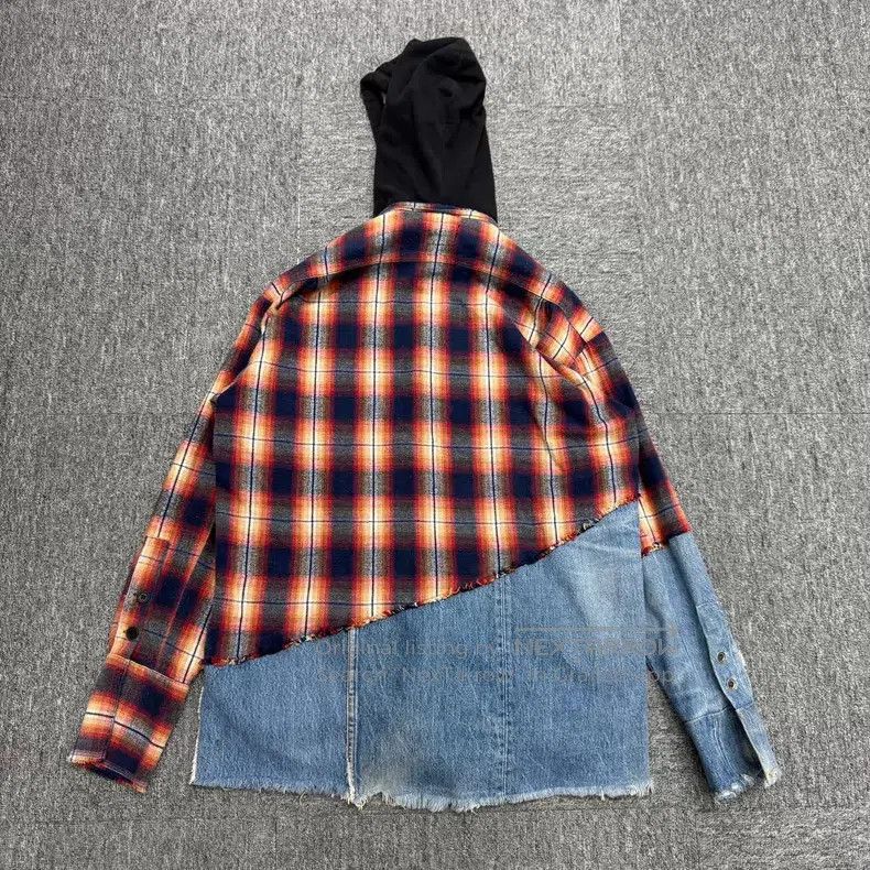 Greg Lauren Greg Lauren Patchwork Hooded Sweatshirt Size US M / EU 48-50 / 2 - 2 Thumbnail