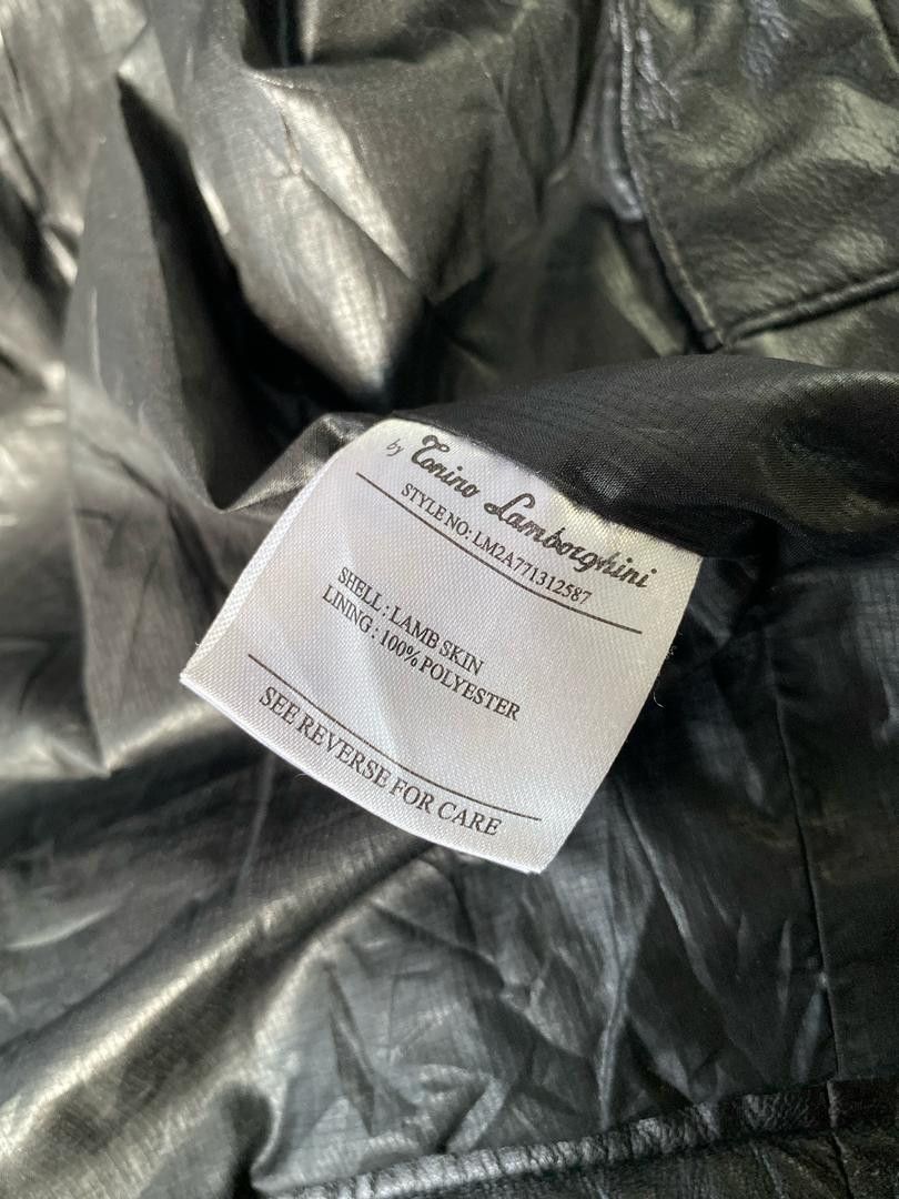 Genuine Leather × Vintage Vintage🔥 Lonino Lamborghini Leather Jacket Size US M / EU 48-50 / 2 - 8 Thumbnail