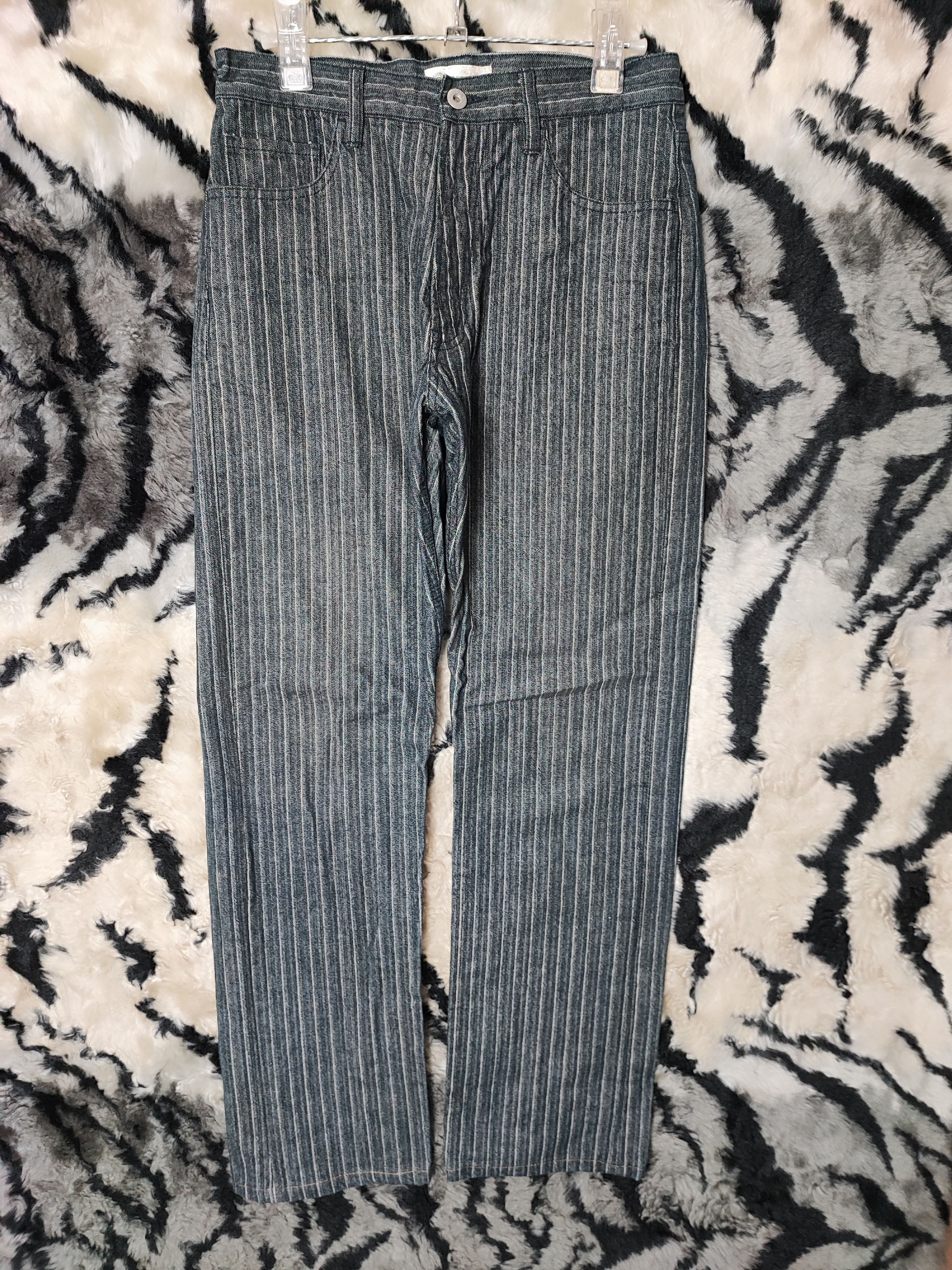 Undercover ROOT THREE HEAVY COTTON STRIPE CHINO PANTS JEANS Size US 29 - 2 Thumbnail