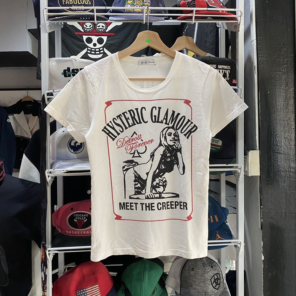🔥Y2K Hysteric Glamour Shirt Detroit Forever Meet The Creeper