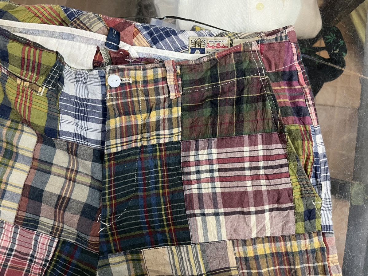 Polo Ralph Lauren Polo by Ralph Lauren Madras Patchwork Short Pants Size US 33 - 8 Thumbnail
