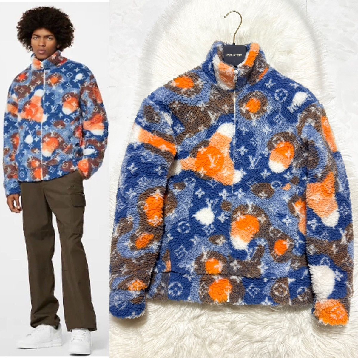 Louis Vuitton Louis Vuitton Monogram x Camouflage Jacquard Fleece Jacket Size US XS / EU 42 / 0 - 1 Thumbnail