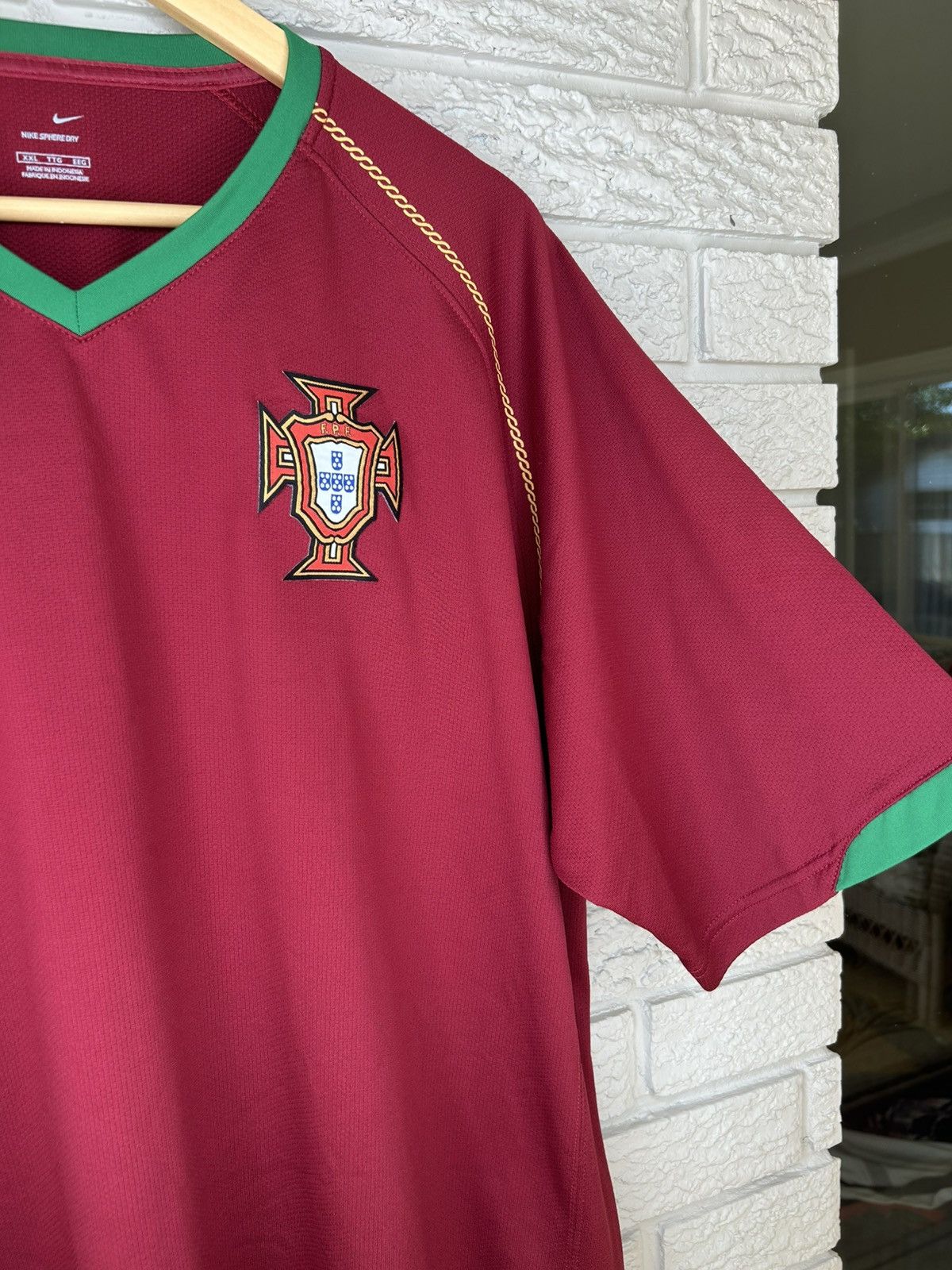 Nike Vintage Nike Portugal 2006 Home Jersey Size US XXL / EU 58 / 5 - 6 Thumbnail