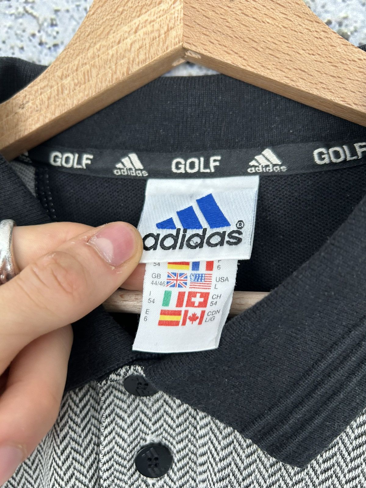 Adidas Vintage Adidas Golf 90s Polo Tee Archive Sportswear Size US L / EU 52-54 / 3 - 5 Thumbnail