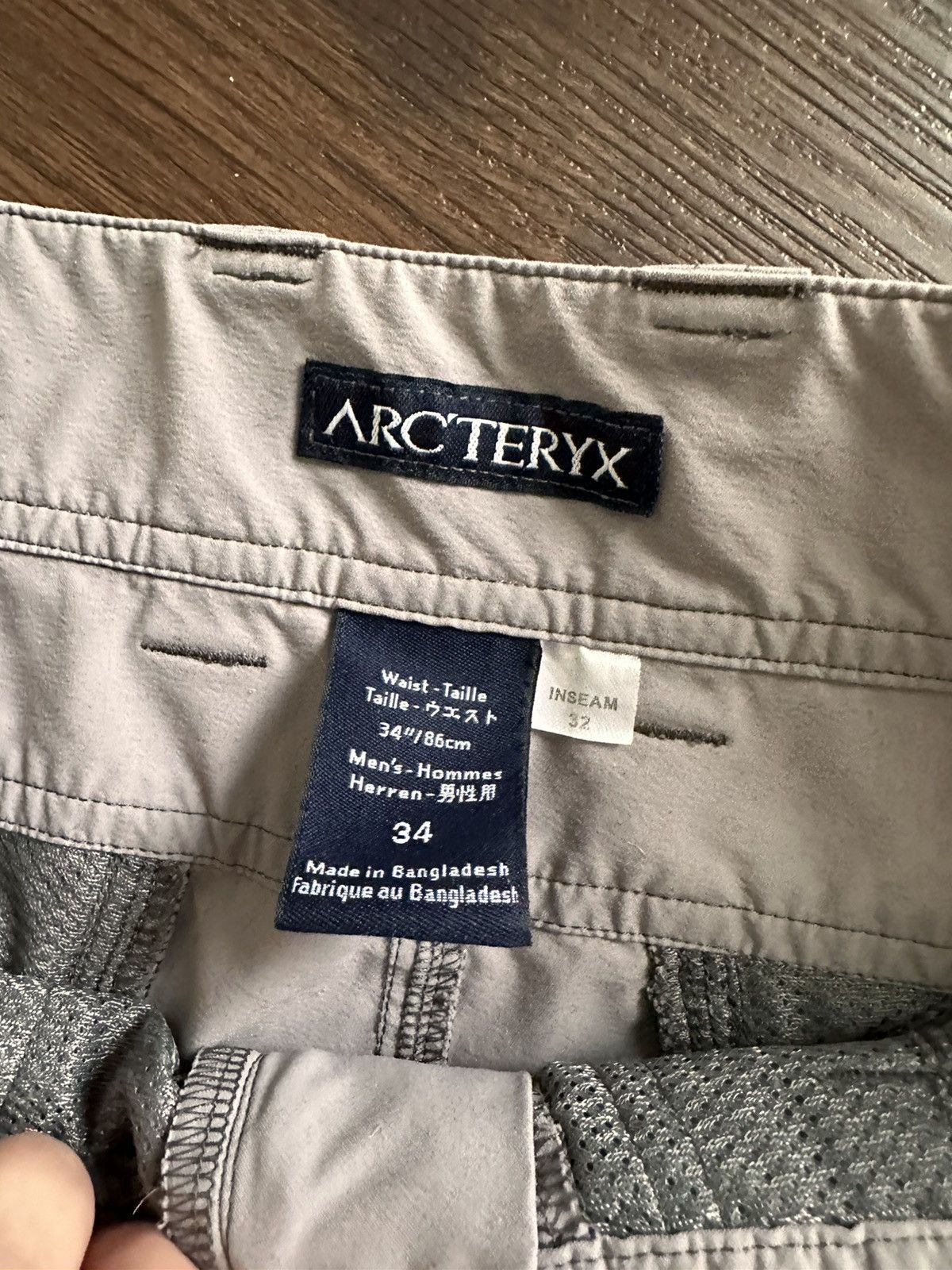 Arc'teryx Grey Cargo Pant Size US 34 / EU 50 - 4 Thumbnail