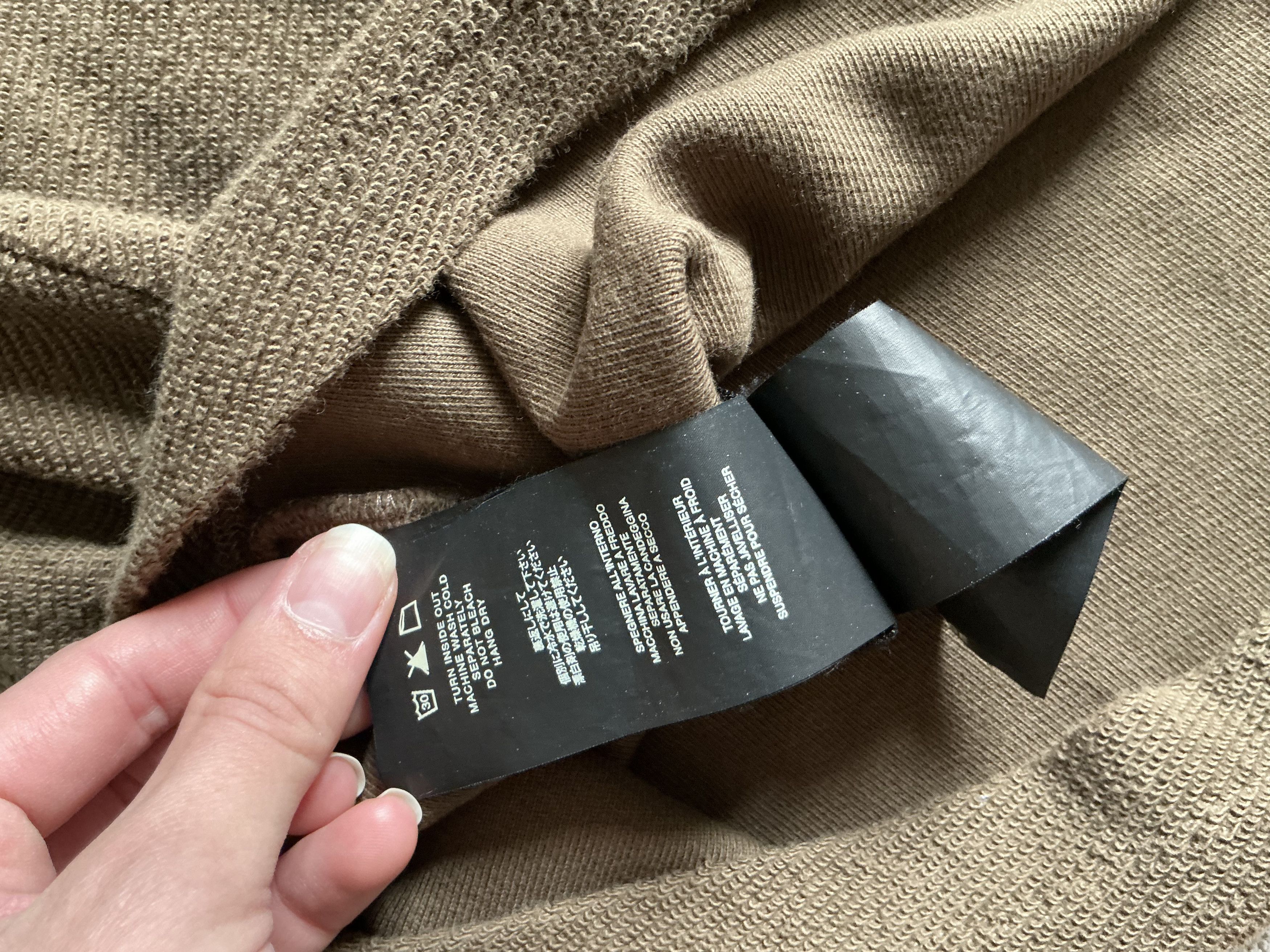 Fear of God Fear of God knitted short sleeve T-shirt mocha brown Size US L / EU 52-54 / 3 - 8 Thumbnail