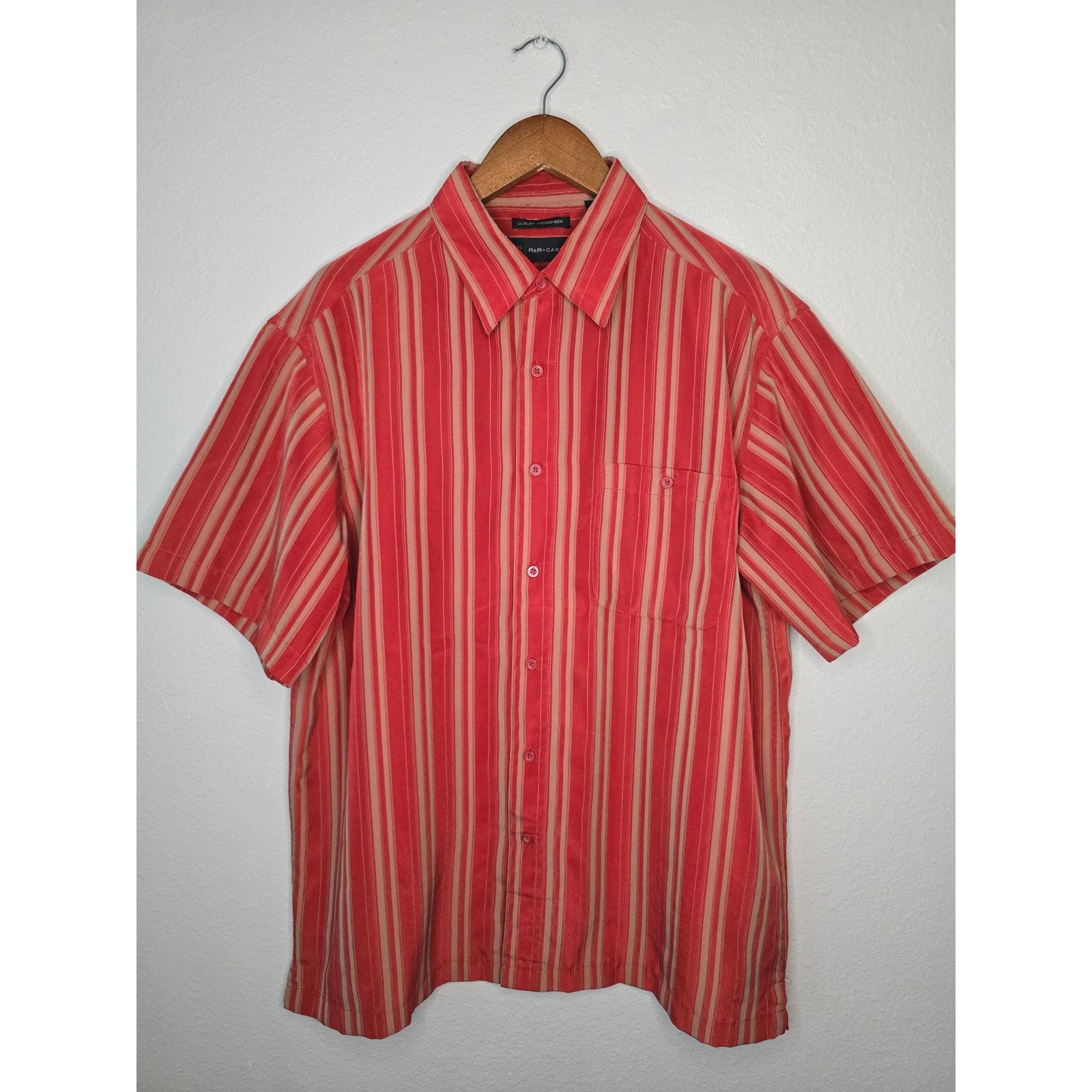 Other Short Sleeve Pocket L Luxury Microfiber R&R Casual Shirt Size US L / EU 52-54 / 3 - 1 Thumbnail