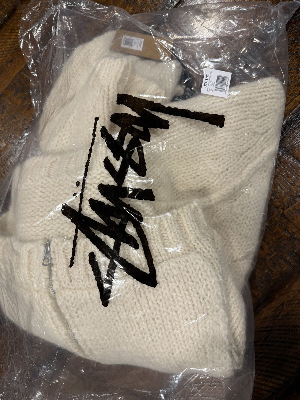 Stussy Stussy Chunky Knit Zip Hoodie Size US L / EU 52-54 / 3 - 1 Thumbnail