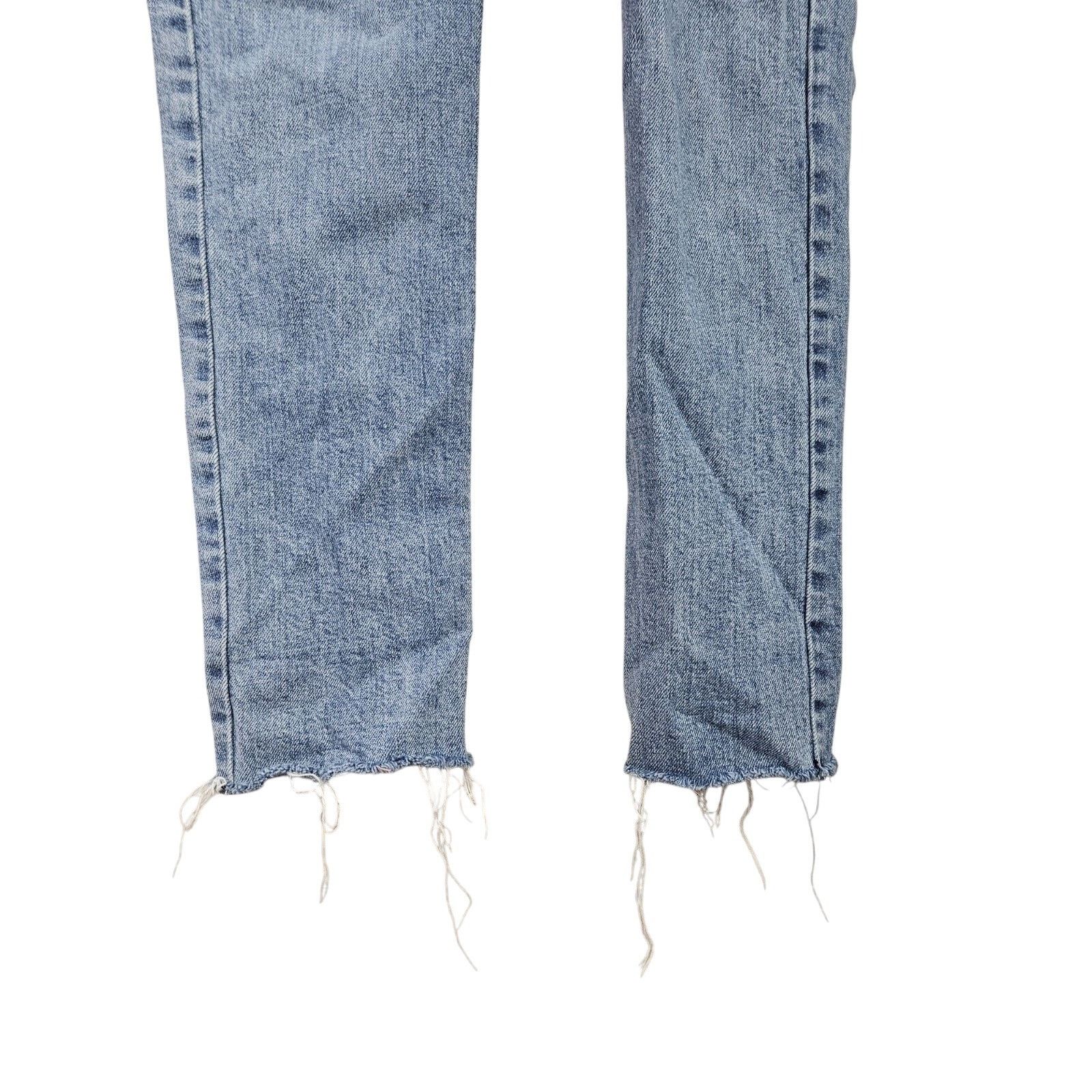 RE/DONE Re/Done Originals High Rise Ankle Crop Jeans Size 27" / US 4 / IT 40 - 2 Thumbnail