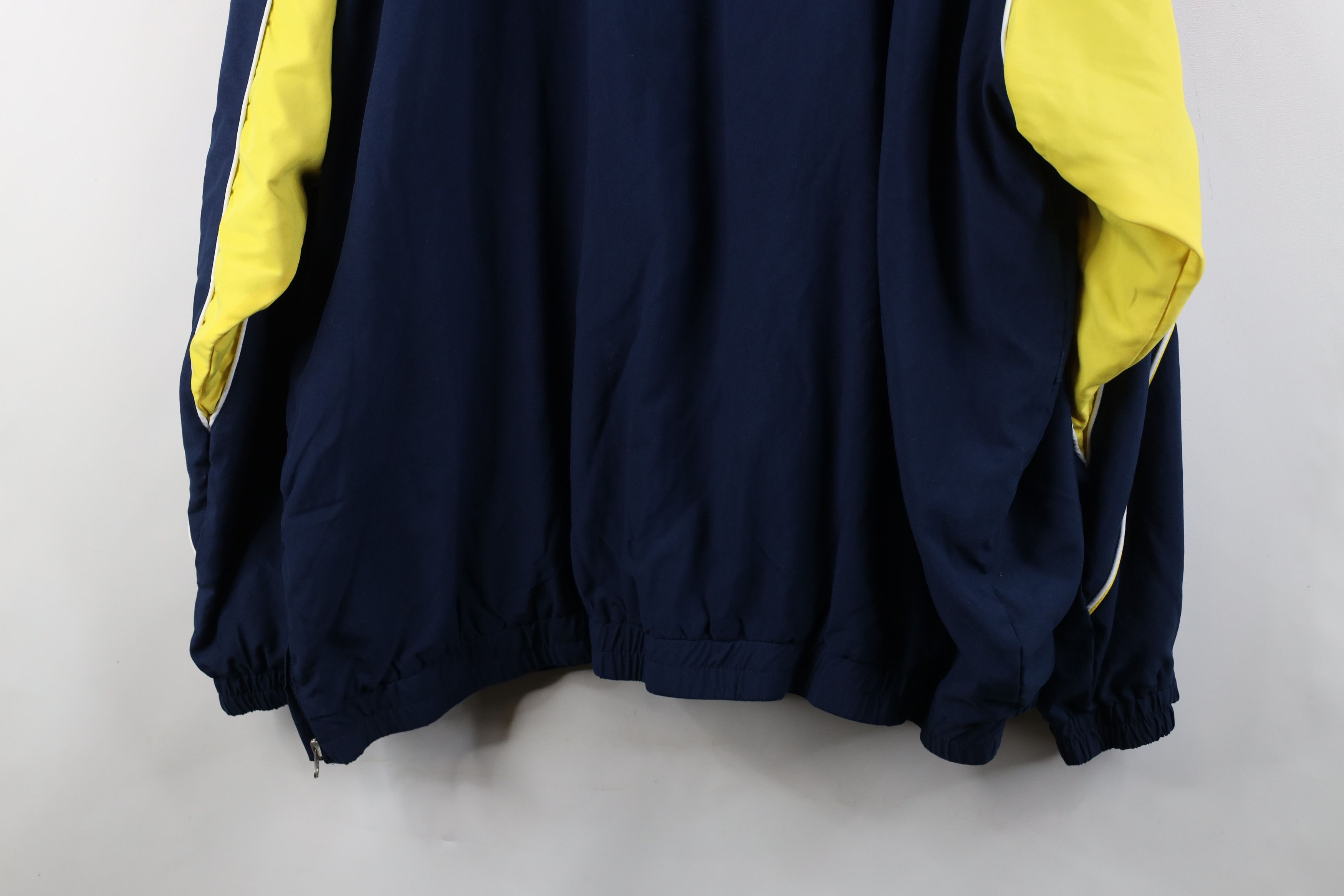 Vintage Vintage 90s Y2K University of Michigan Lined Pullover Jacket Size US XXL / EU 58 / 5 - 14 Thumbnail
