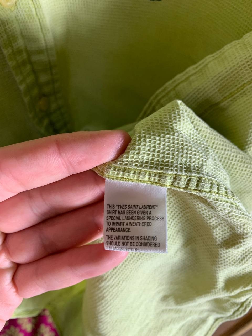 Saint Laurent Paris Vintage YVES Saint Laurent Retro Designer Shirt Y2K 90s Size US M / EU 48-50 / 2 - 9 Thumbnail