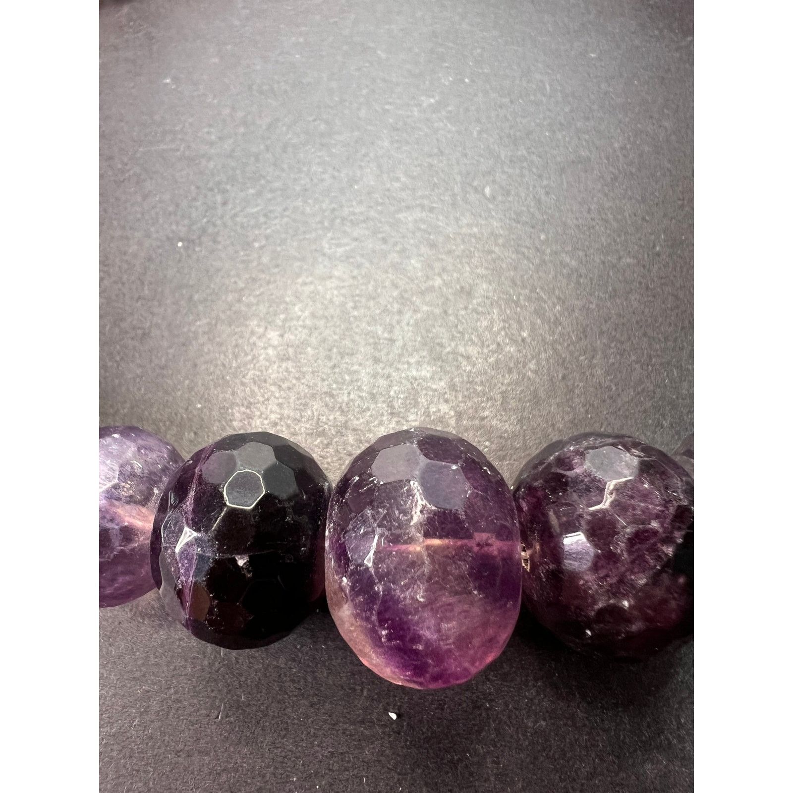 Other Fluorite faceted beaded statement necklace with 925 clasp Size ONE SIZE - 4 Thumbnail