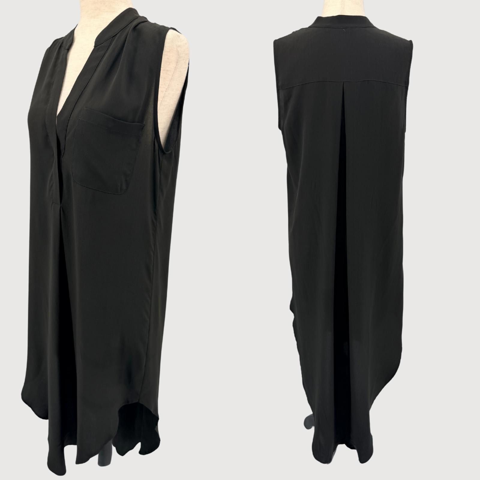 Other Otte NY Ellen Silk Sleeveless Shirt Dress Black S Size S / US 4 / IT 40 - 4 Thumbnail