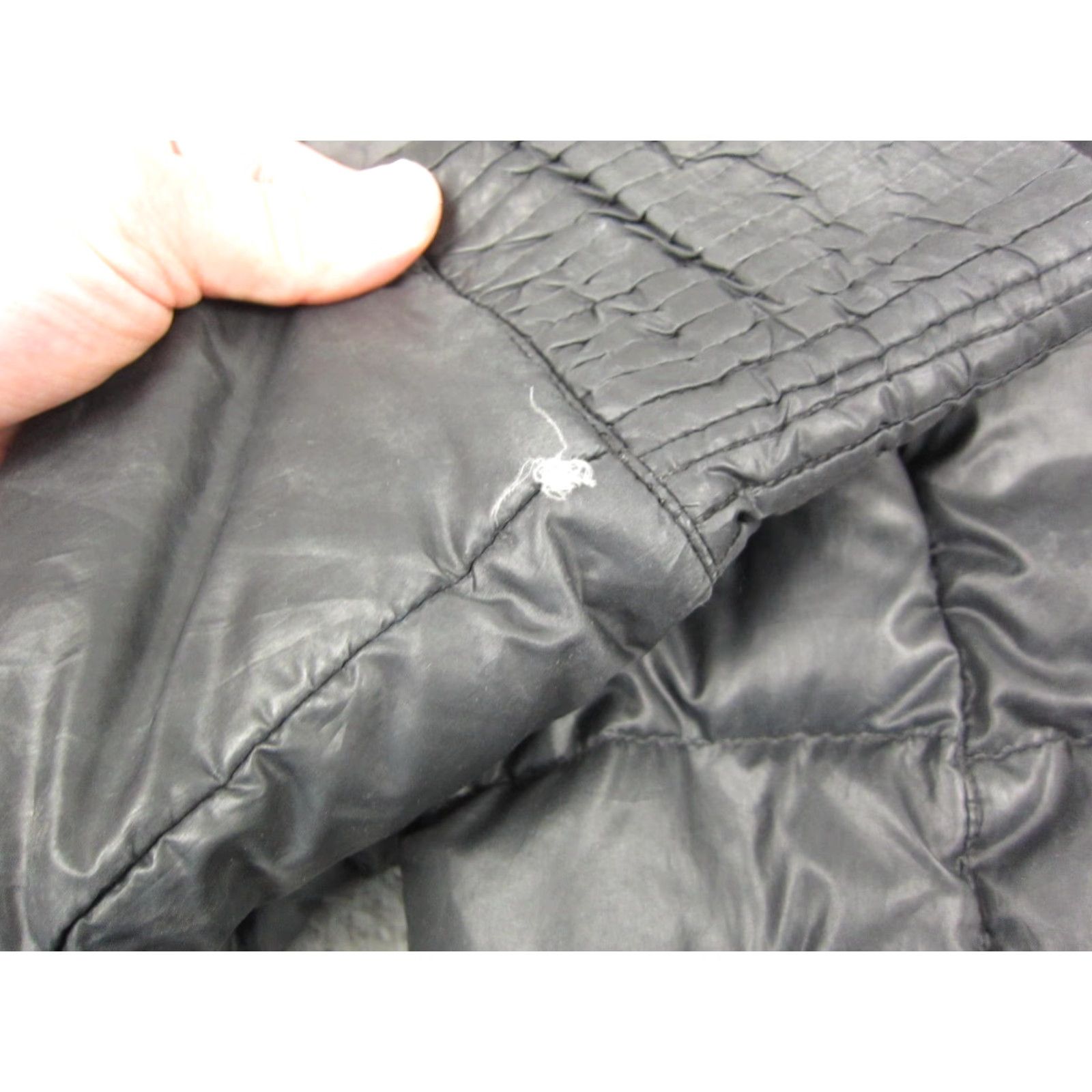 Nike VINTAGE Nike Jacket Womens L Black Puffer Fur Lined Down Feather Hoodie Size L / US 10 / IT 46 - 6 Thumbnail