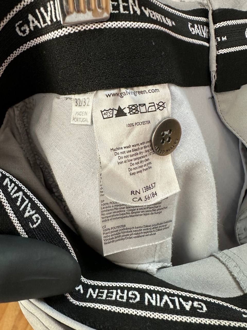 Galvin Green Galvin Green Ventil8 Gray Golf Trousers Men's Size 32x32 Size US 32 / EU 48 - 21 Thumbnail
