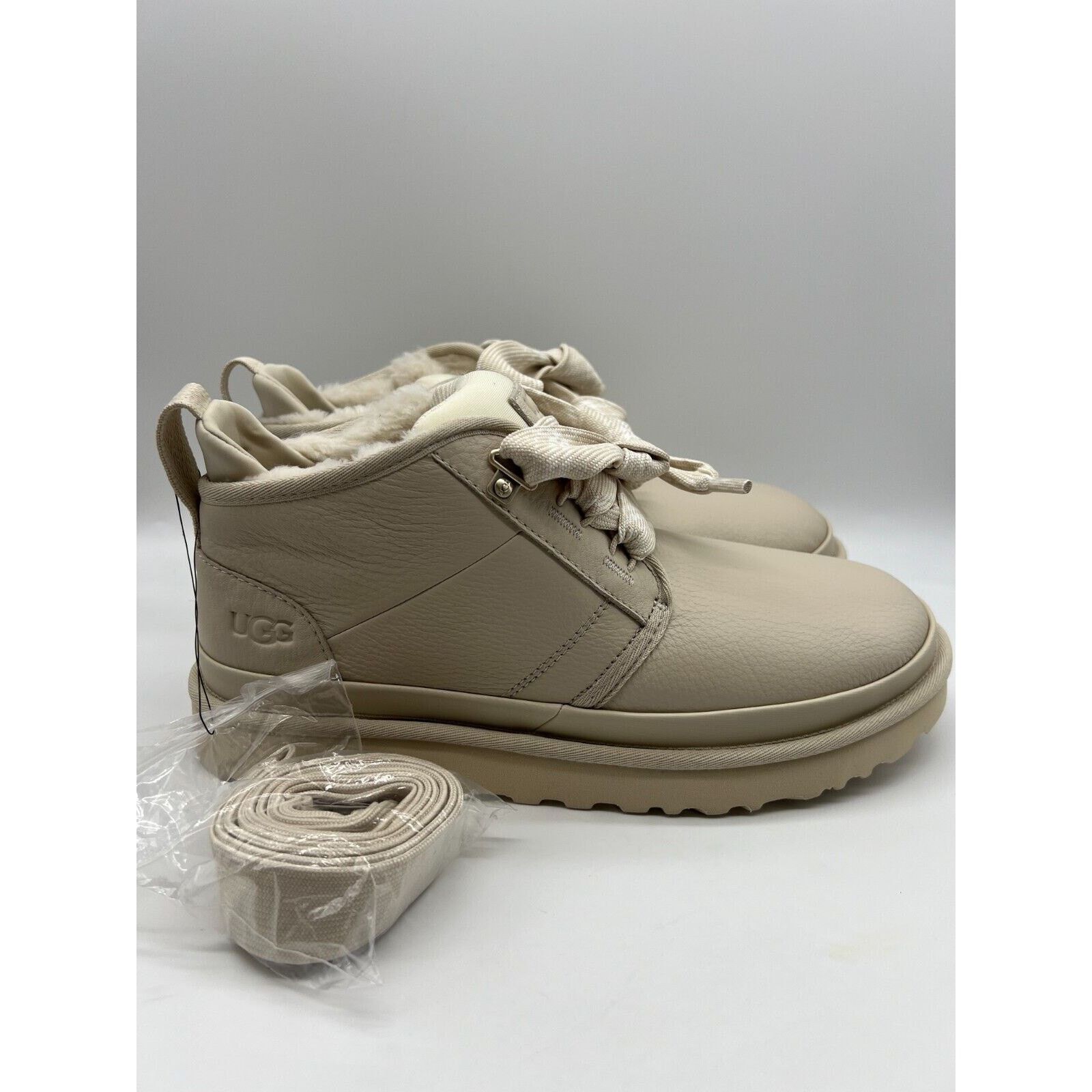Ugg UGG Neumel FT Leather Wool Chukka Boot Ivory Men s Size 11 Grailed