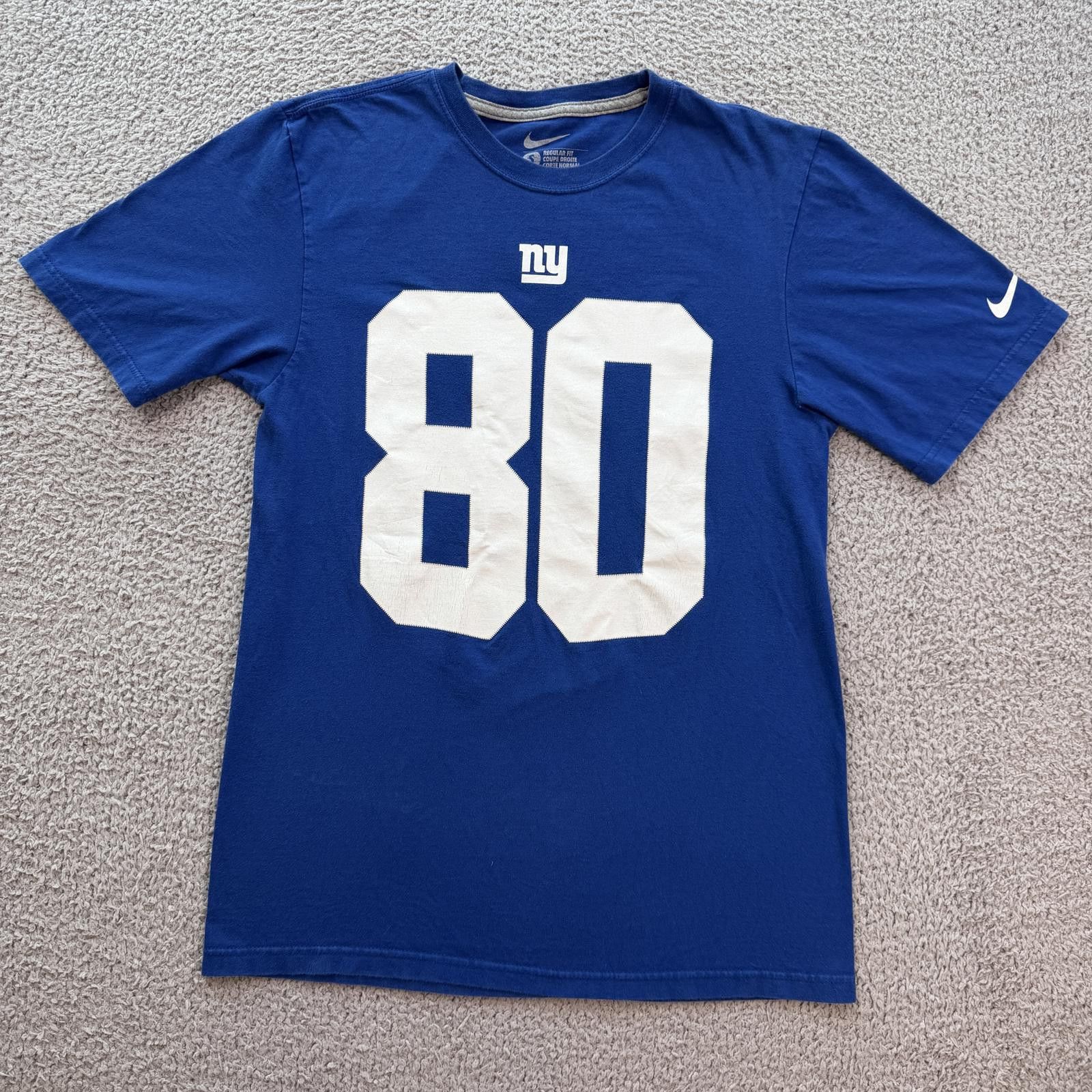 Other Nike New York Giants Victor Cruz #80 Jersey T Shirt Blue NFL Size US S / EU 44-46 / 1 - 1 Thumbnail