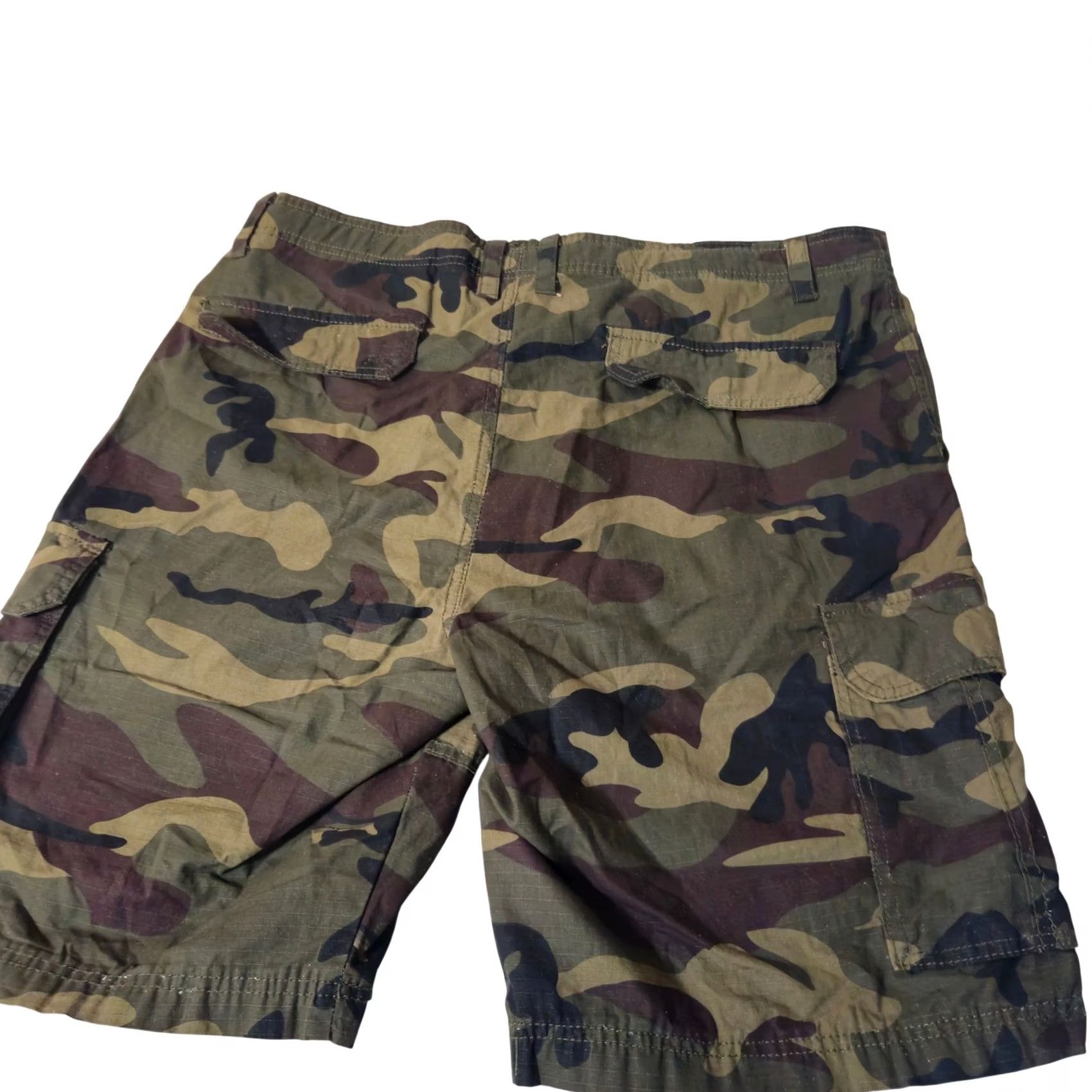 Vintage CSG Cargo Shorts Men 40 Green Camo Ripstop Multi Pocket Casual Outdoor Size US 40 / EU 56 - 2 Thumbnail