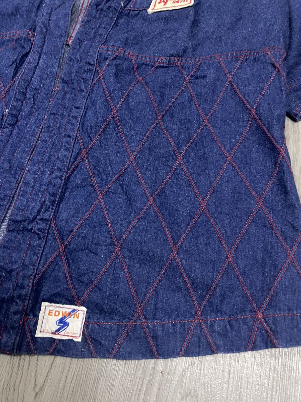 Edwin × Japanese Brand Denim Hanten Jacket Size US M / EU 48-50 / 2 - 8 Thumbnail