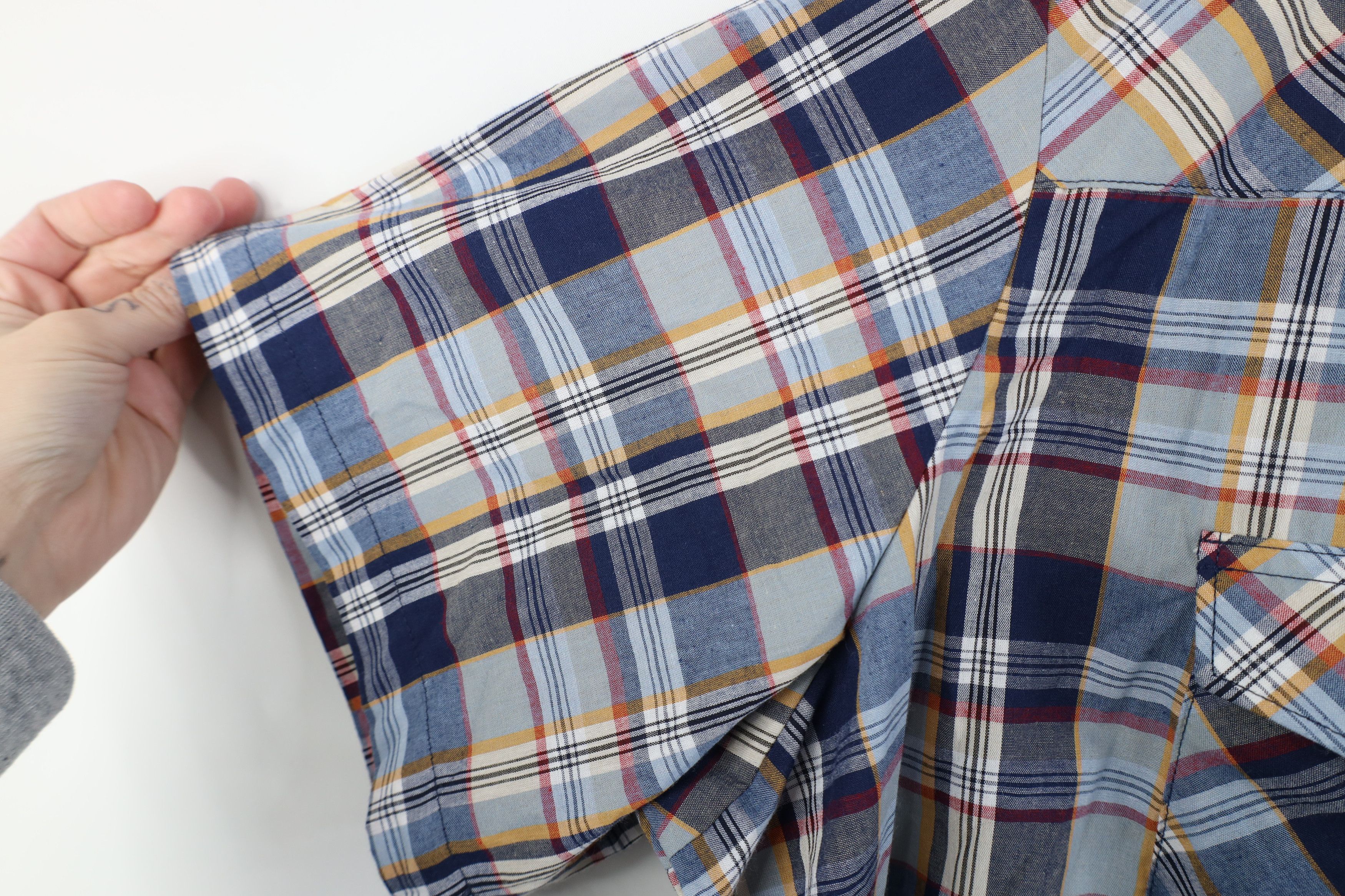 Wrangler Deadstock Vintage Y2K Wrangler Western Button Shirt Plaid Size US XXL / EU 58 / 5 - 8 Thumbnail