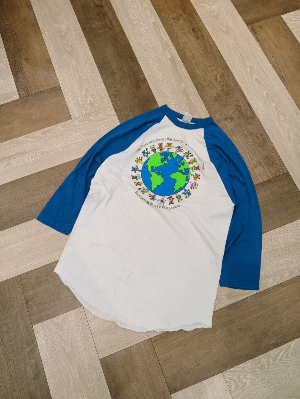 Band Tees VINTAGE GRATEFUL DEAD RAGLAN TSHIRT Size US M / EU 48-50 / 2 - 2 Thumbnail