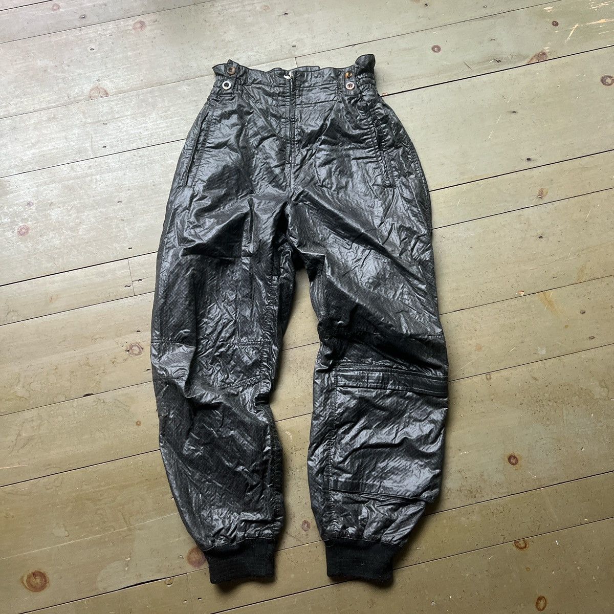 Other Blue System black 90s vintage ski pants size 1 Size 26" / US 2 / IT 38 - 1 Thumbnail