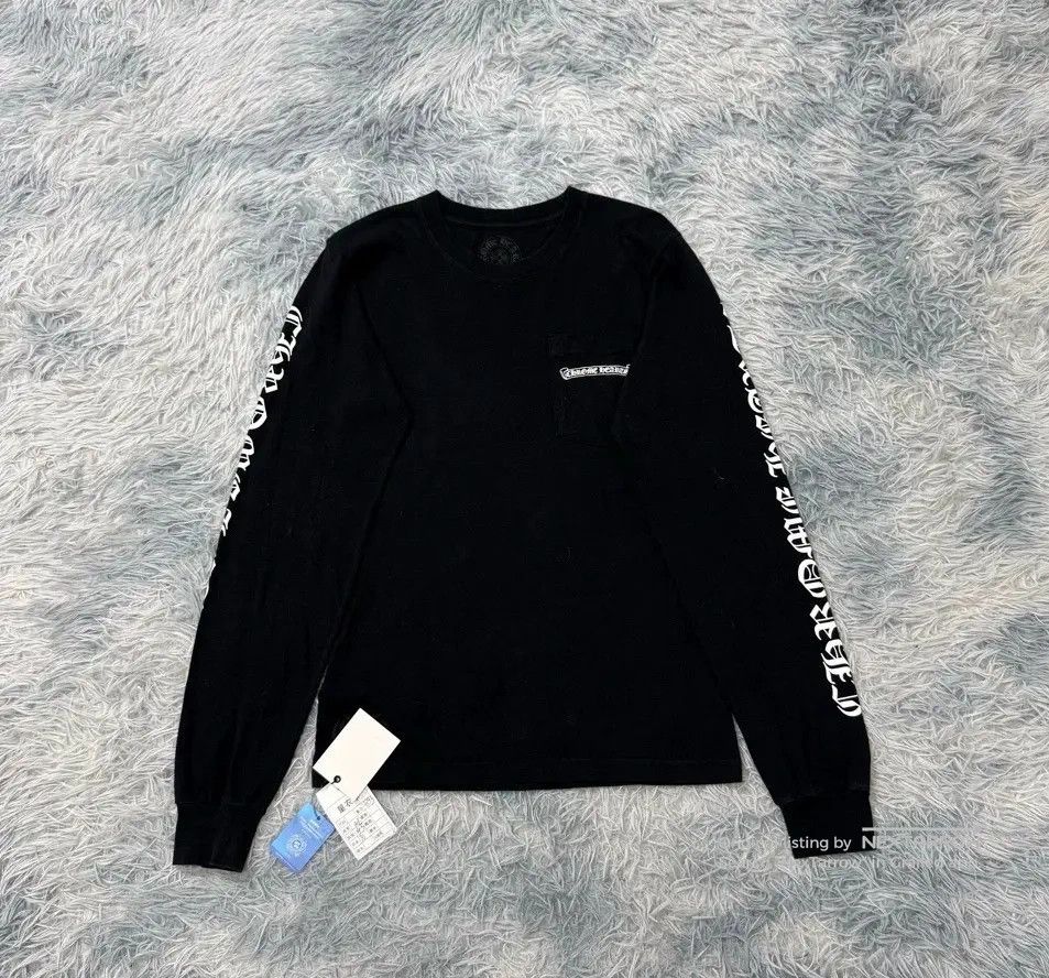 Old Chrome Hearts 90s ロンt Chrome Hearts 90s Chrome Hearts Long Sleeve Tee | Grailed