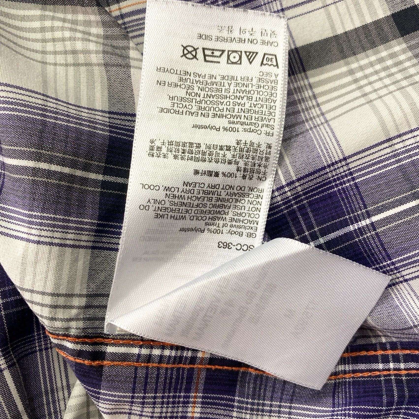 Marmot Marmot Shirt Mens Medium Purple Plaid Short Sleeve Button-Up Casual Spring Summer Fall Button-Up Pockets Lightweight Regular Size US M / EU 48-50 / 2 - 4 Thumbnail