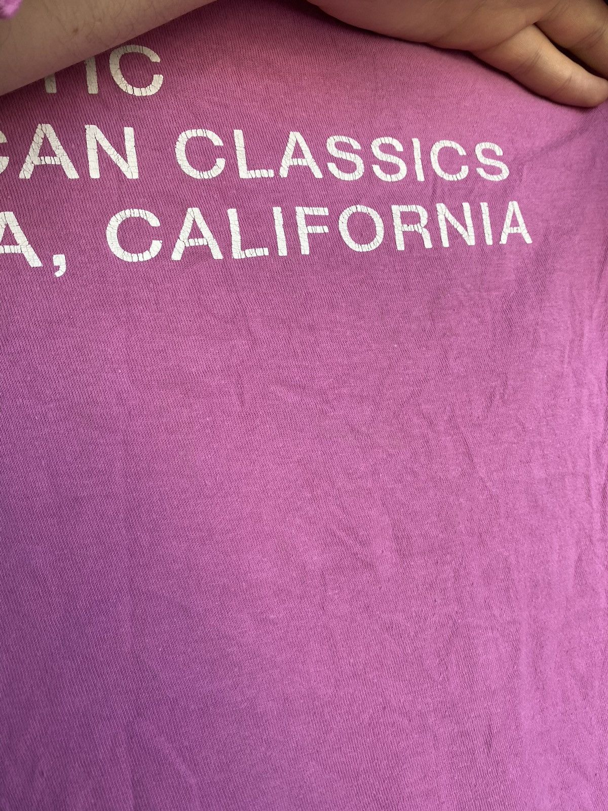 Stussy 🔥00s Stussy American Classics Pink Tee mens S Size US S / EU 44-46 / 1 - 16 Thumbnail