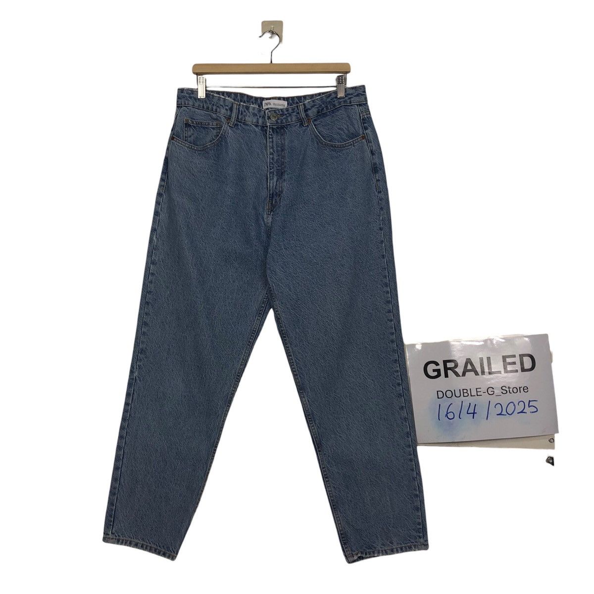 Japanese Brand 📌Vintage Denim Jeans Zara Ballon Design Issey Miyake Size 34" / US 12 / IT 48 - 1 Thumbnail