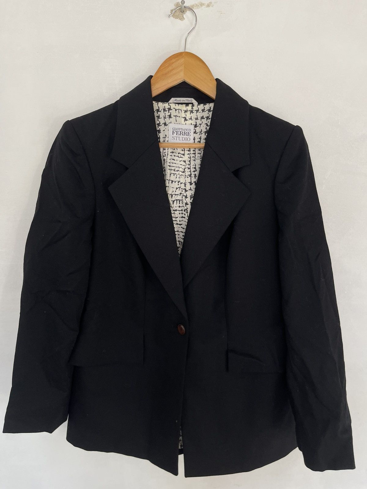Gianfranco Ferre × Vintage GIANFRANCO FERRE STUDIO BLAZER Size 42S - 2 Thumbnail