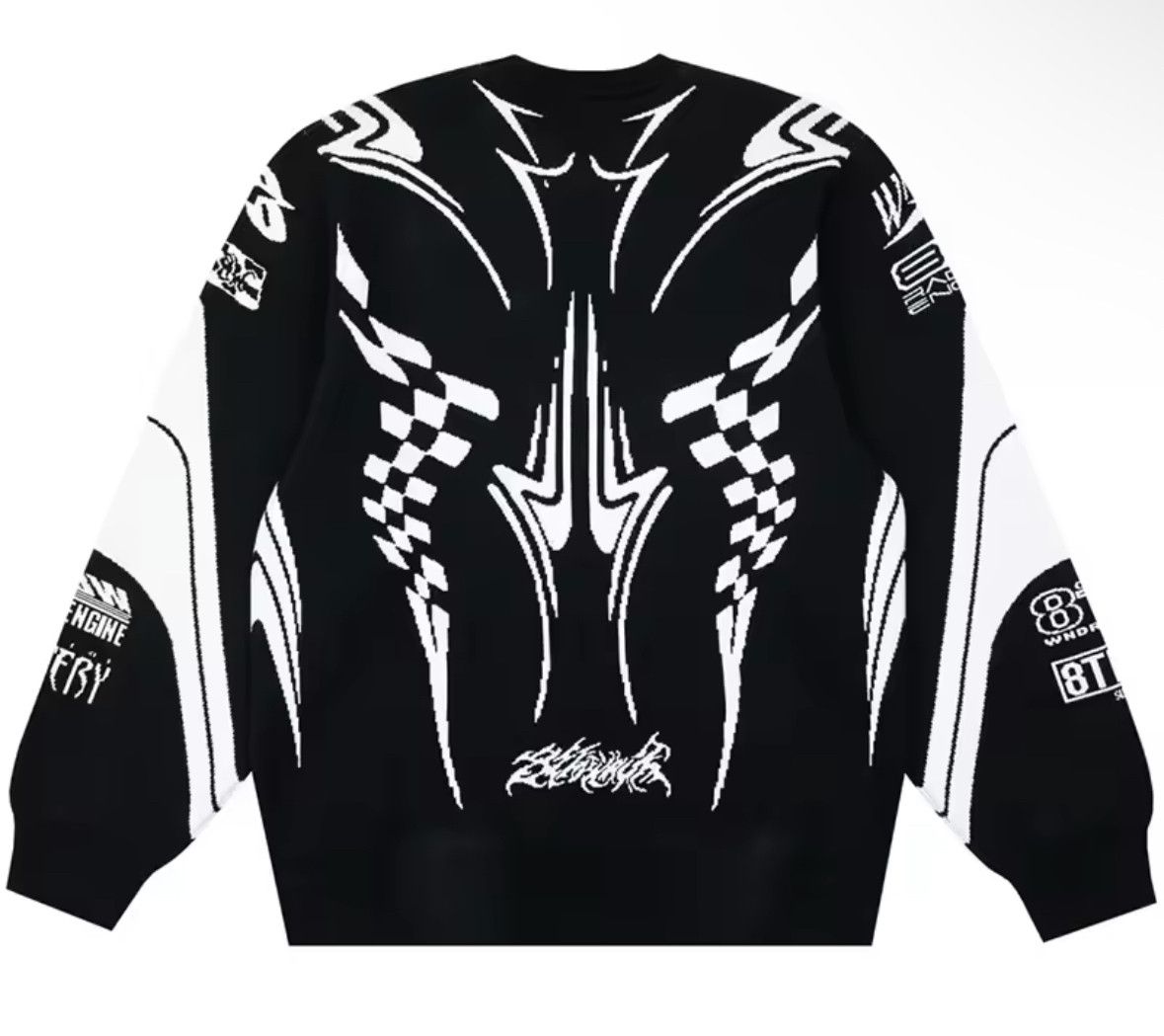 Other Streetwear Vintage Racing Car Sweater Jacquard Knitwear Size US M / EU 48-50 / 2 - 2 Thumbnail