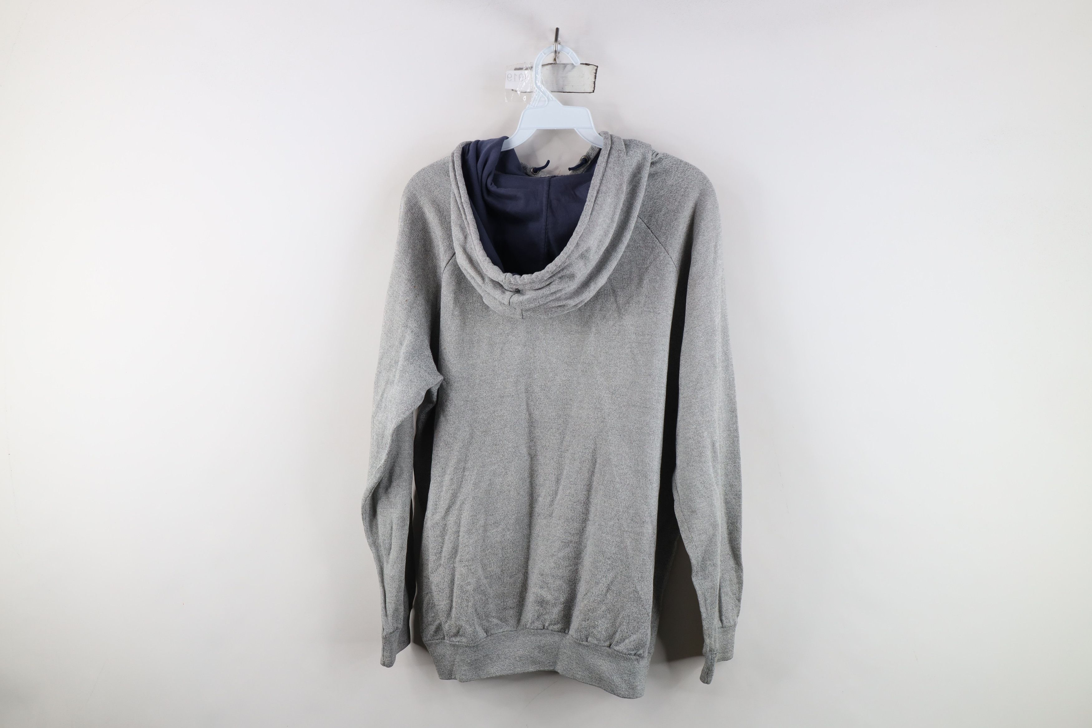 Speedo Vintage 70s Speedo Striped Hoodie Sweatshirt Heather Gray Size US M / EU 48-50 / 2 - 14 Thumbnail