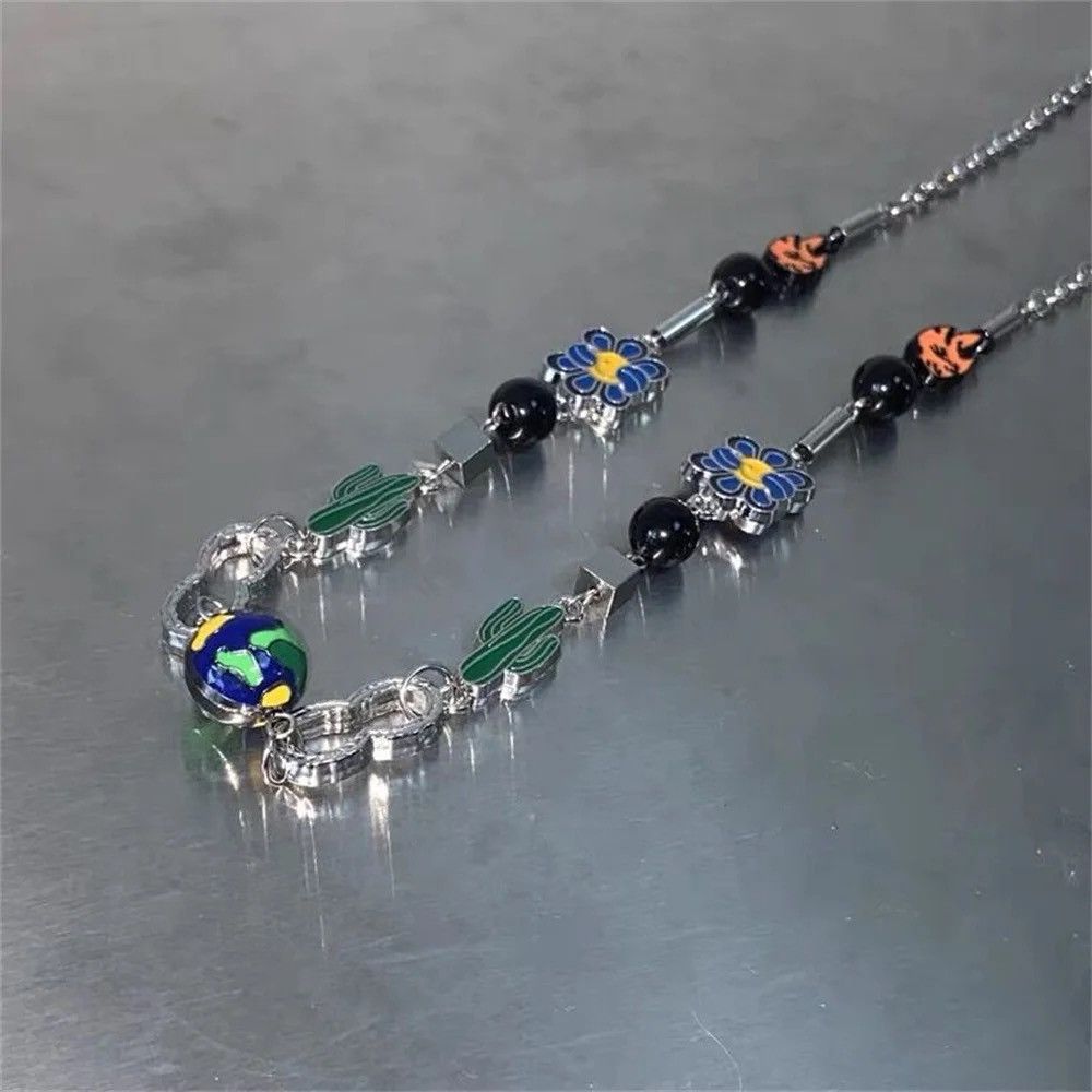 Designer × Jewelry Fashion Cactus Splice Necklace Size ONE SIZE - 4 Thumbnail