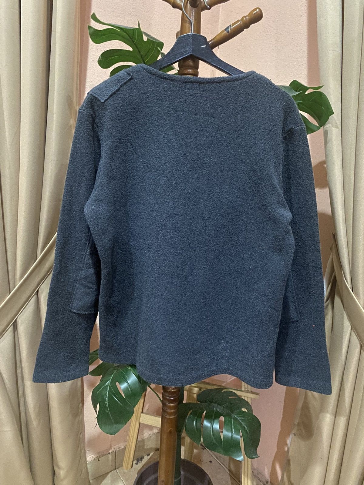 Yohji Yamamoto A.A.R Yohji Yamamoto Dark Grey Fleece Pullover Avant-Garde Size US S / EU 44-46 / 1 - 7 Thumbnail