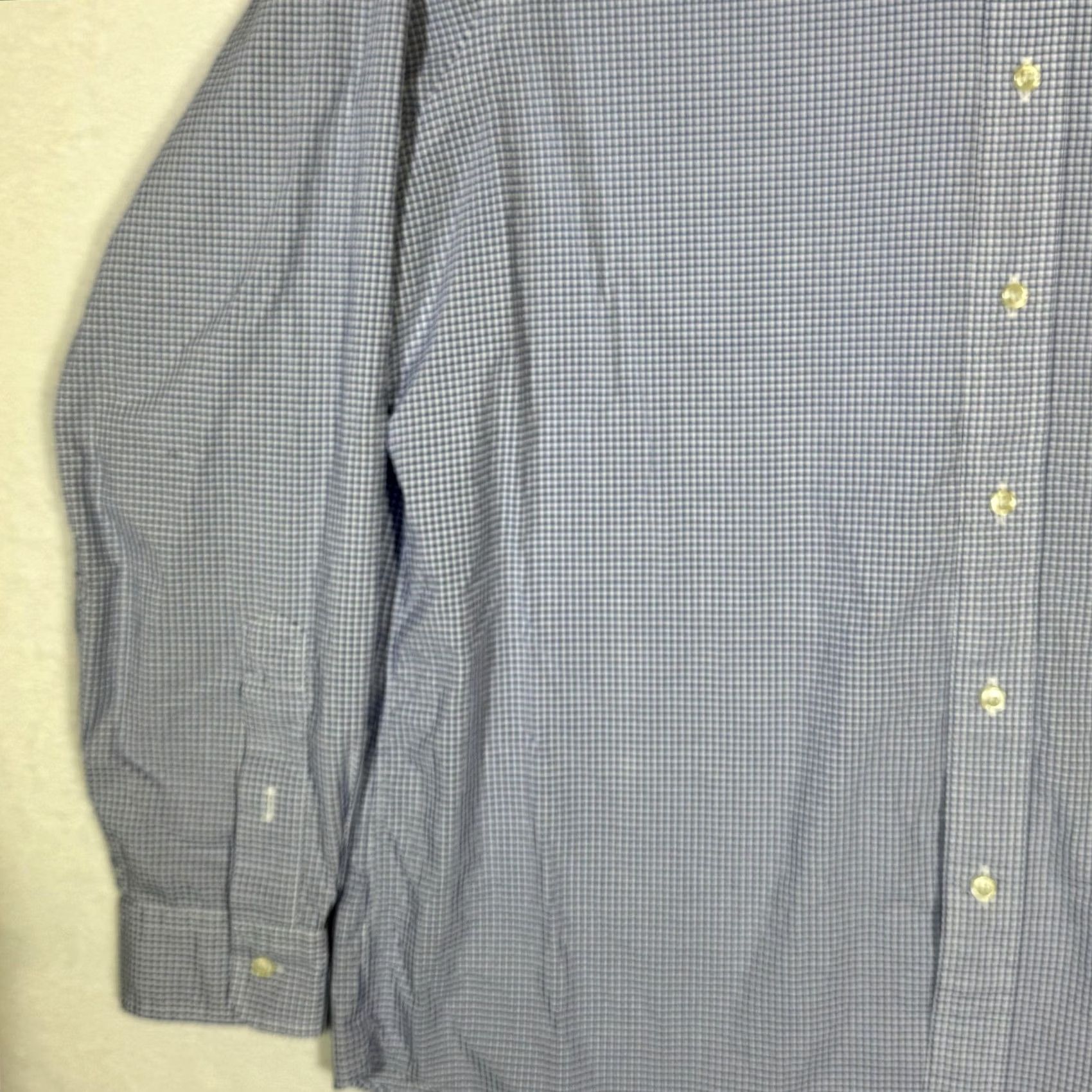 Ralph Lauren Ralph Lauren Shirt Mens XL Blue White Gingham Button Down Long Sleeve Stretch Size US L / EU 52-54 / 3 - 3 Thumbnail