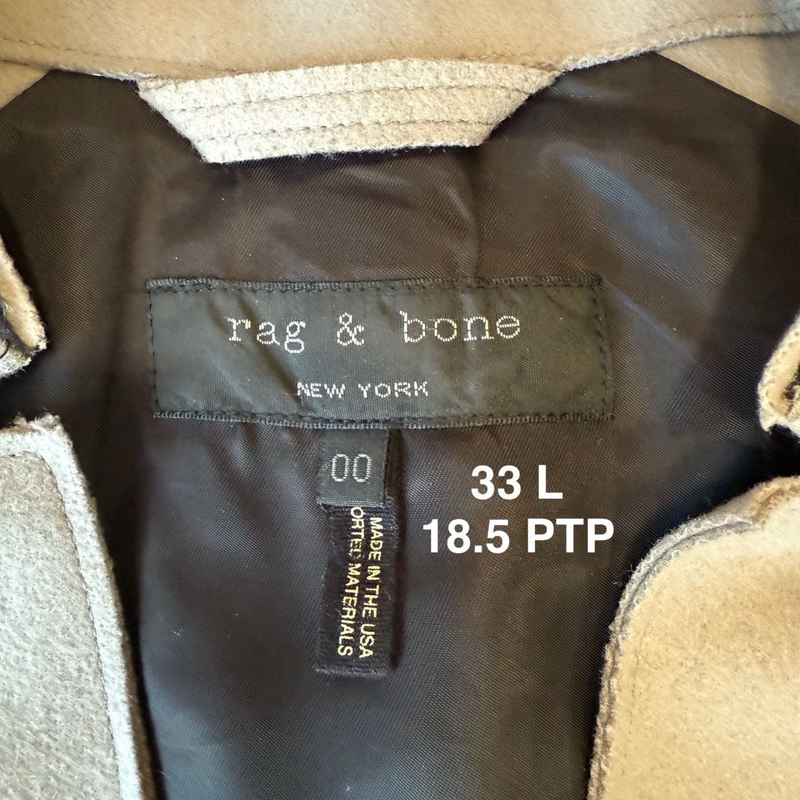 Rag & Bone Rag & Bone Clifton Coat Women's 00 Gray Wool Long Blazer Size XXS / US 00 / IT 34 - 7 Thumbnail