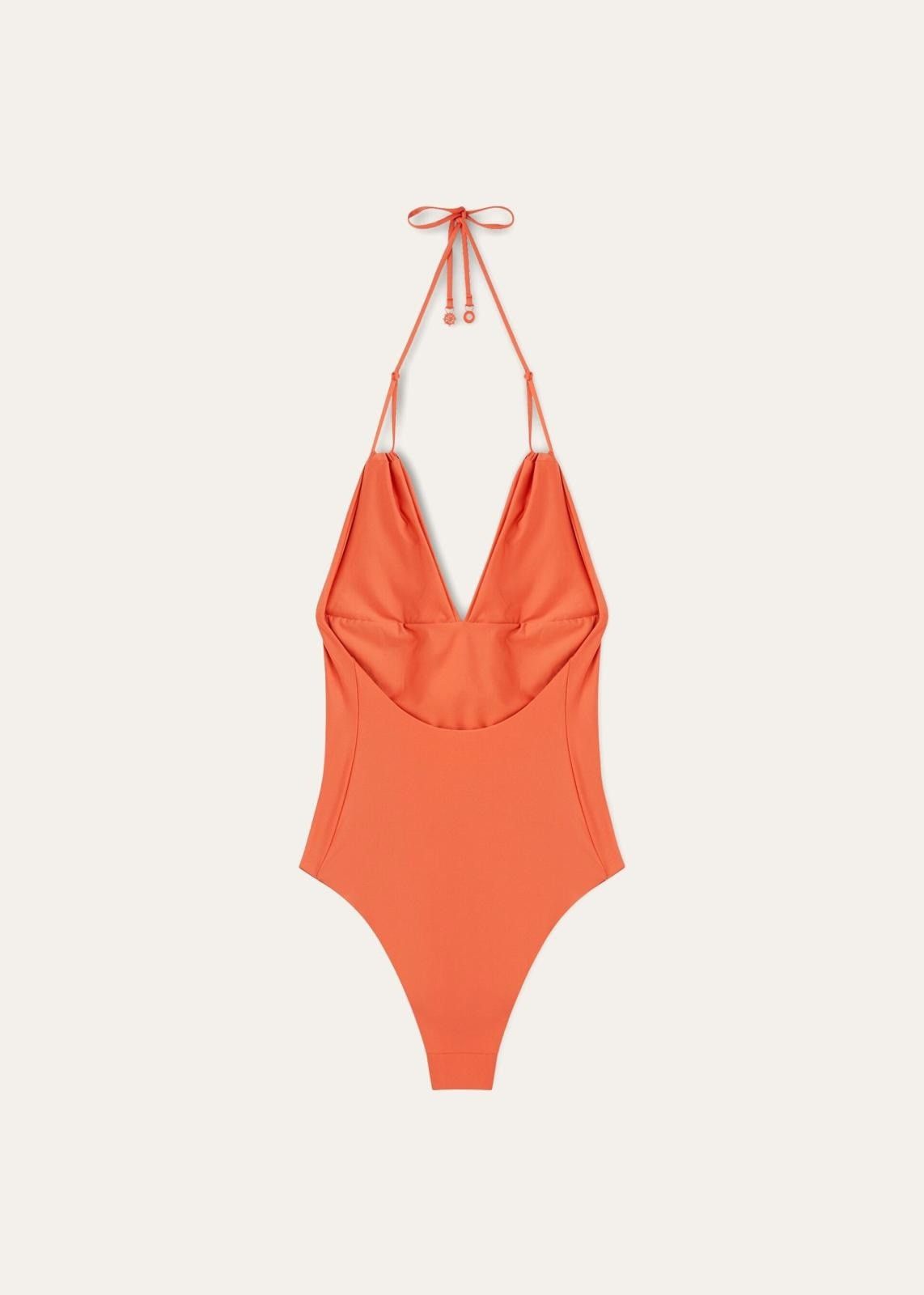 Loro Piana o1srvl11e0725 FAN0873 One-piece Swimsuit in Orange Size S / US 4 / IT 40 - 2 Thumbnail