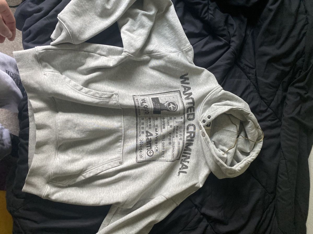 Japanese Brand wanted criminal hoodie Size US M / EU 48-50 / 2 - 1 Preview