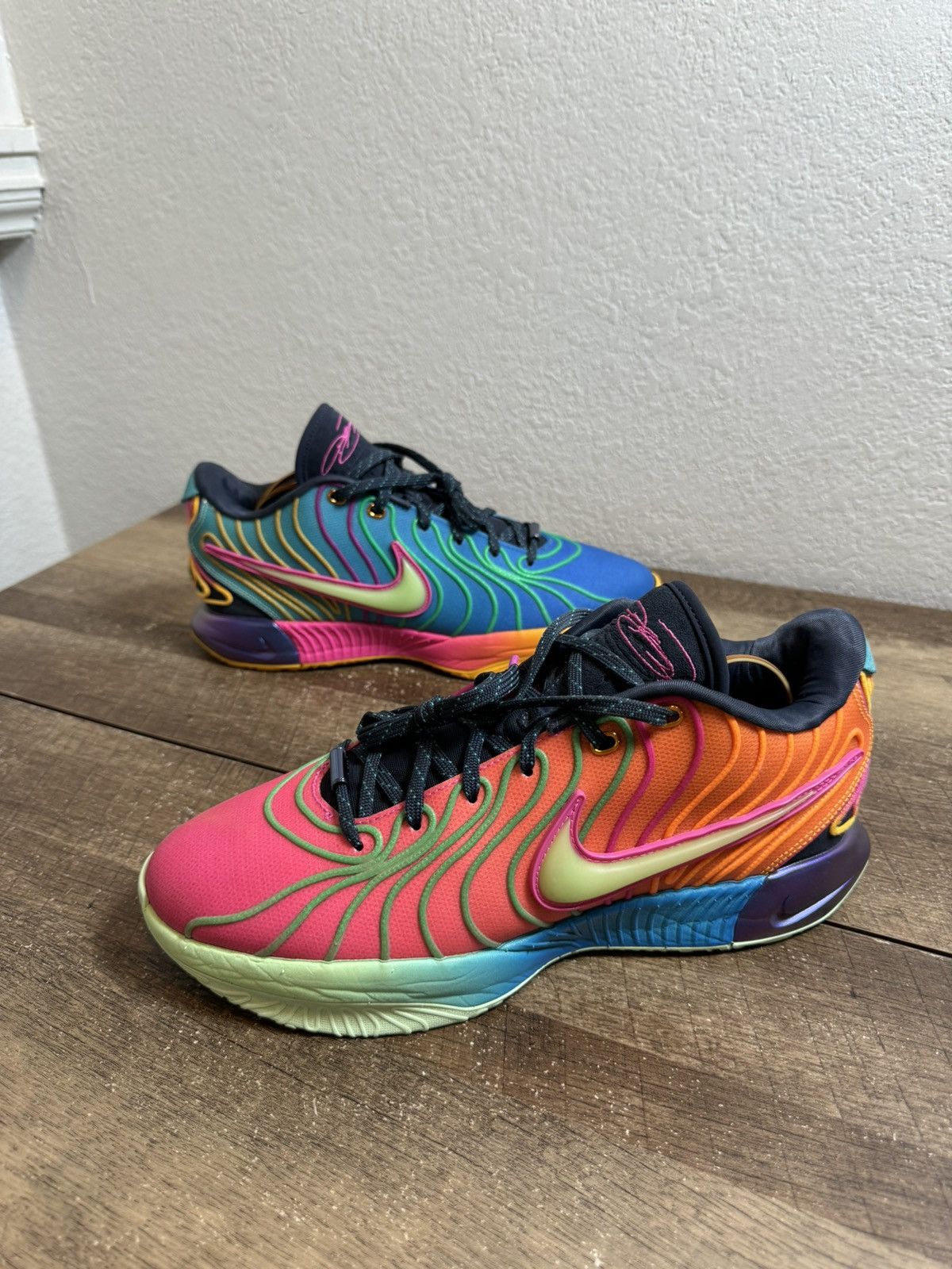 Nike SAMPLE Nike LeBron XXI 21 Sneaker Optimism Multicolor Size 9 Size US 9 / EU 42 - 2 Thumbnail