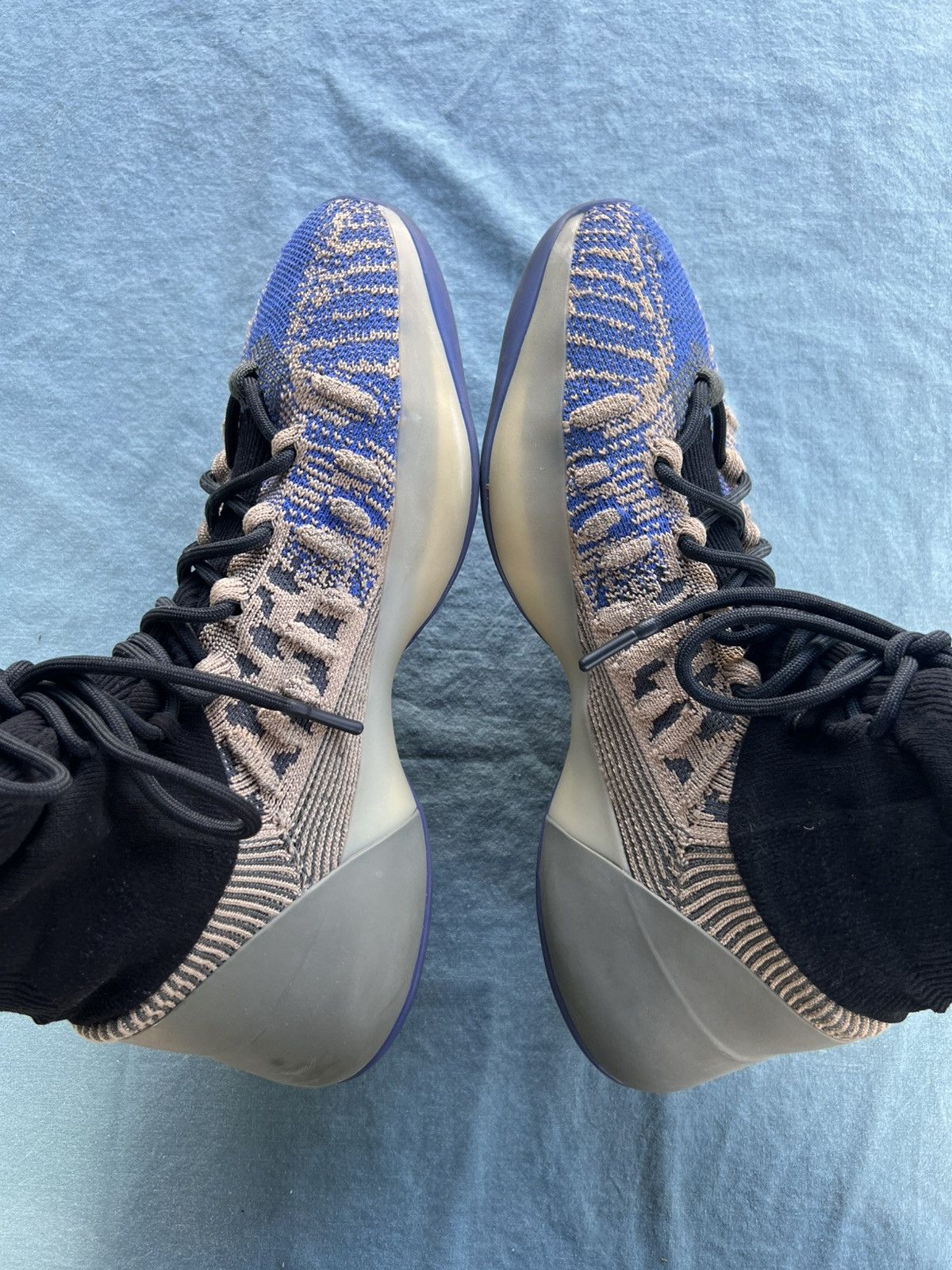 Yeezy Yeezy Adidas Knit Basketball Slate Azure Mens 11 Size US 11 / EU 44 - 4 Thumbnail